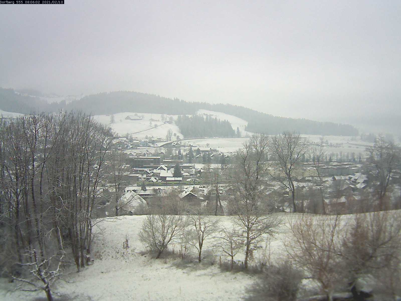 Webcam-Bild: Aussicht vom Dorfberg in Langnau 20210210-080601