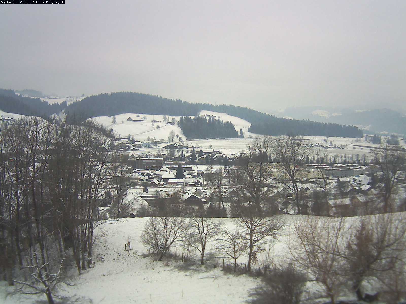 Webcam-Bild: Aussicht vom Dorfberg in Langnau 20210211-080601