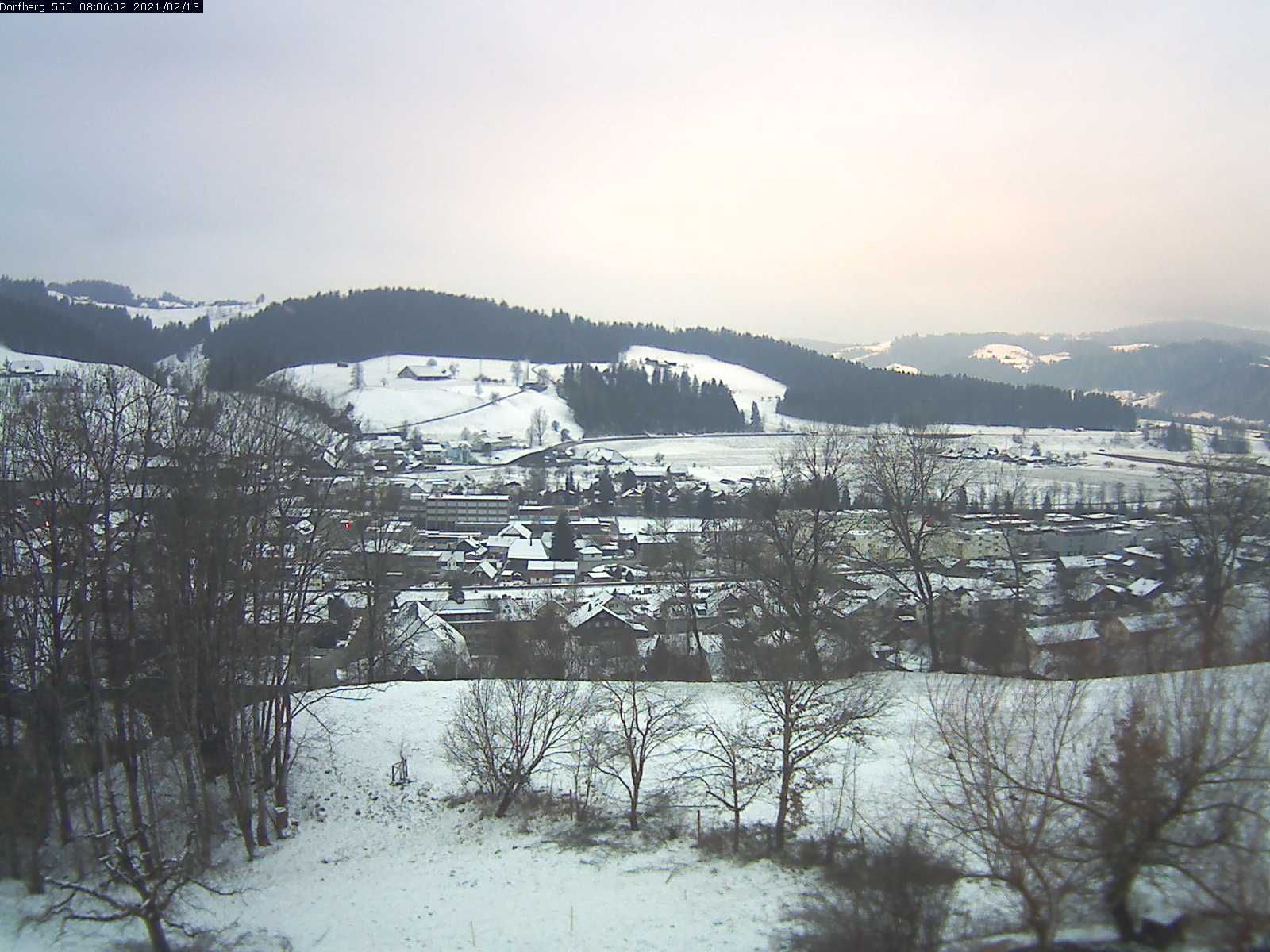 Webcam-Bild: Aussicht vom Dorfberg in Langnau 20210213-080601
