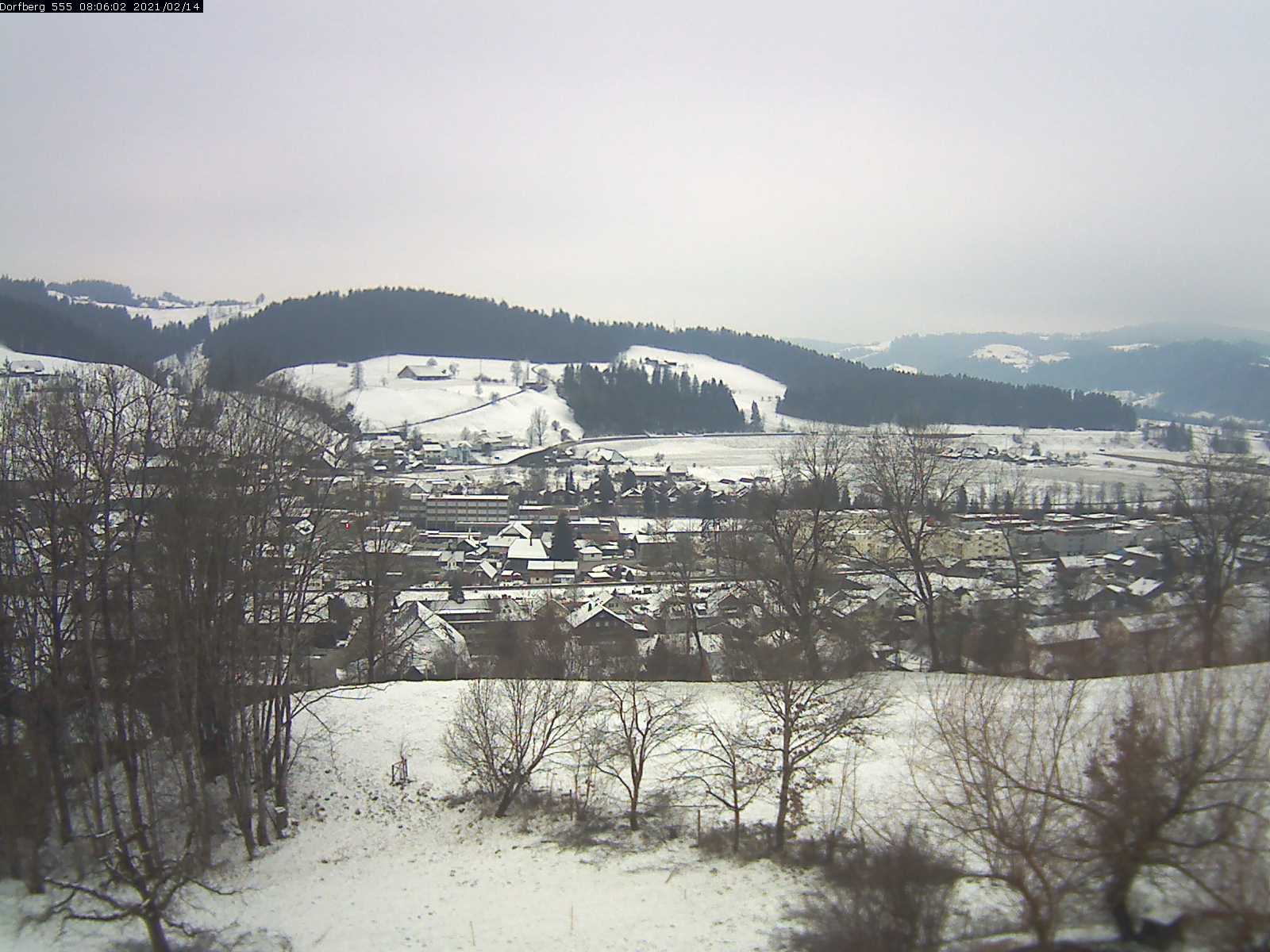 Webcam-Bild: Aussicht vom Dorfberg in Langnau 20210214-080601