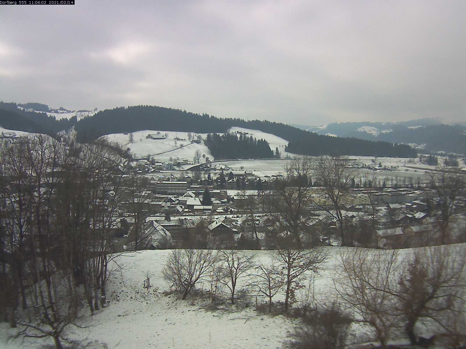 Webcam-Bild: Aussicht vom Dorfberg in Langnau 20210214-110601
