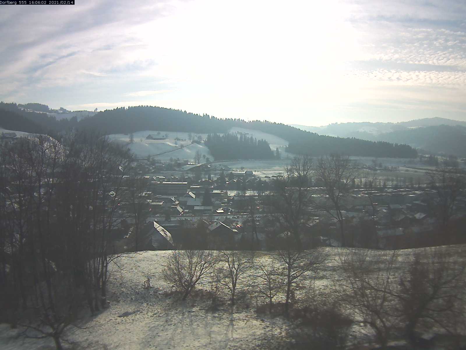 Webcam-Bild: Aussicht vom Dorfberg in Langnau 20210214-160601