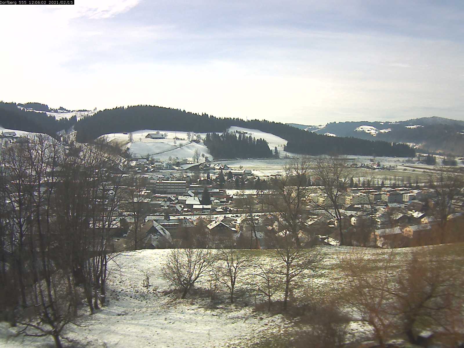 Webcam-Bild: Aussicht vom Dorfberg in Langnau 20210215-120601