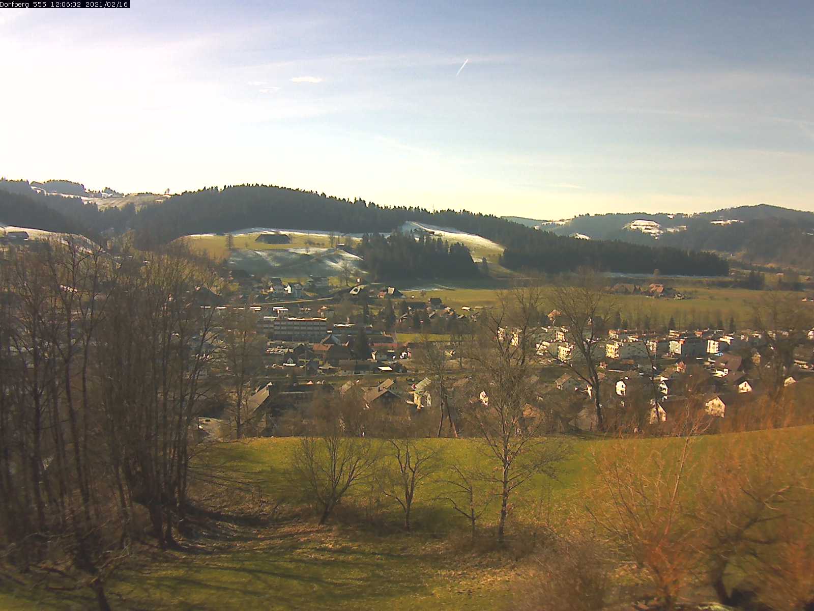 Webcam-Bild: Aussicht vom Dorfberg in Langnau 20210216-120601