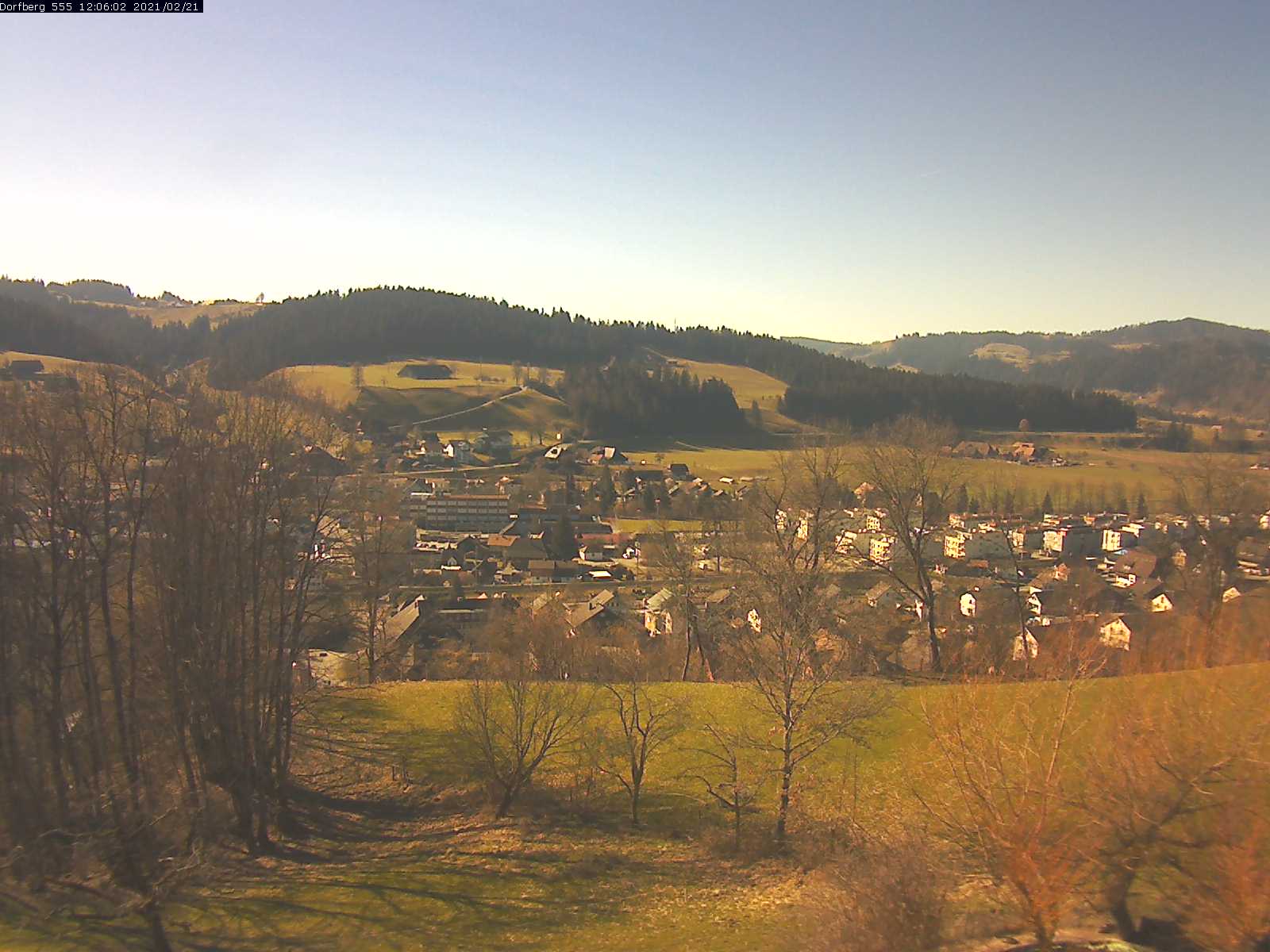 Webcam-Bild: Aussicht vom Dorfberg in Langnau 20210221-120601