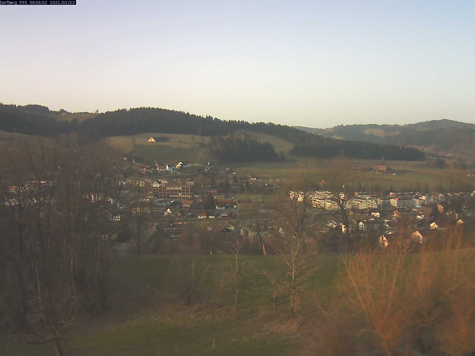 Webcam-Bild: Aussicht vom Dorfberg in Langnau 20210223-080601