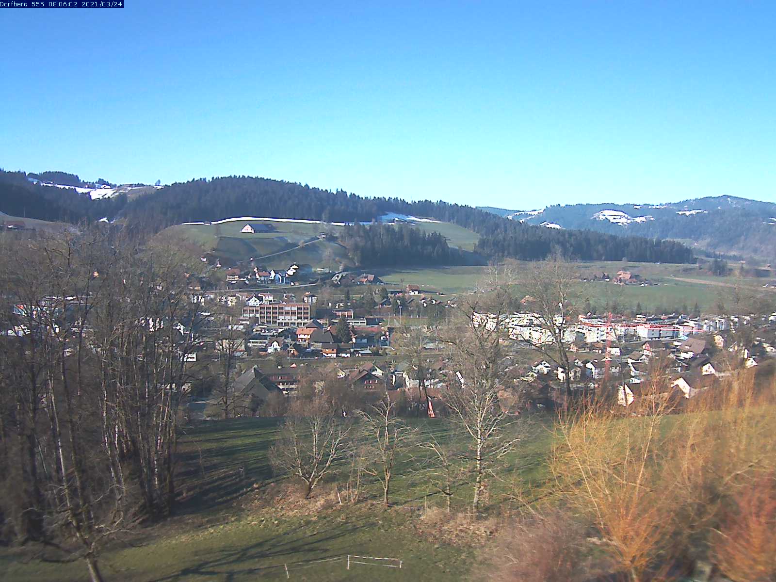 Webcam-Bild: Aussicht vom Dorfberg in Langnau 20210324-080601