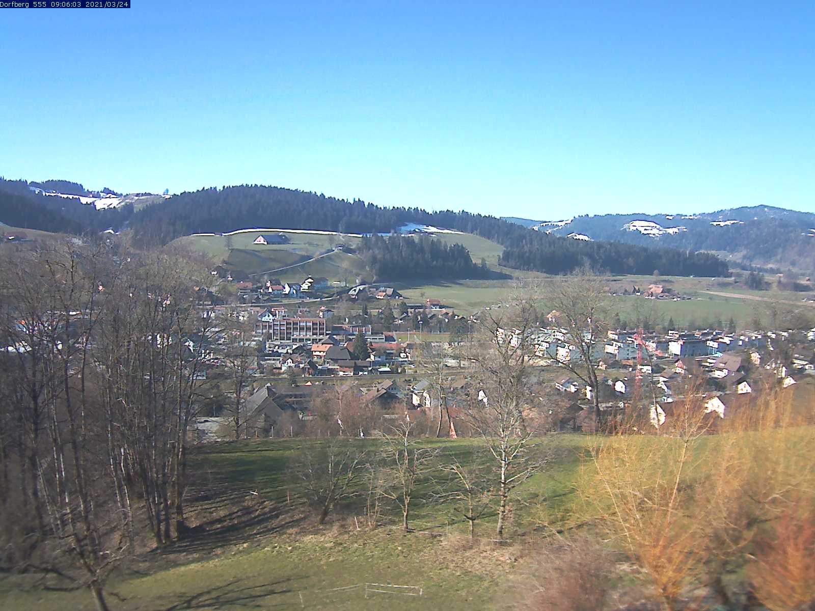 Webcam-Bild: Aussicht vom Dorfberg in Langnau 20210324-090601
