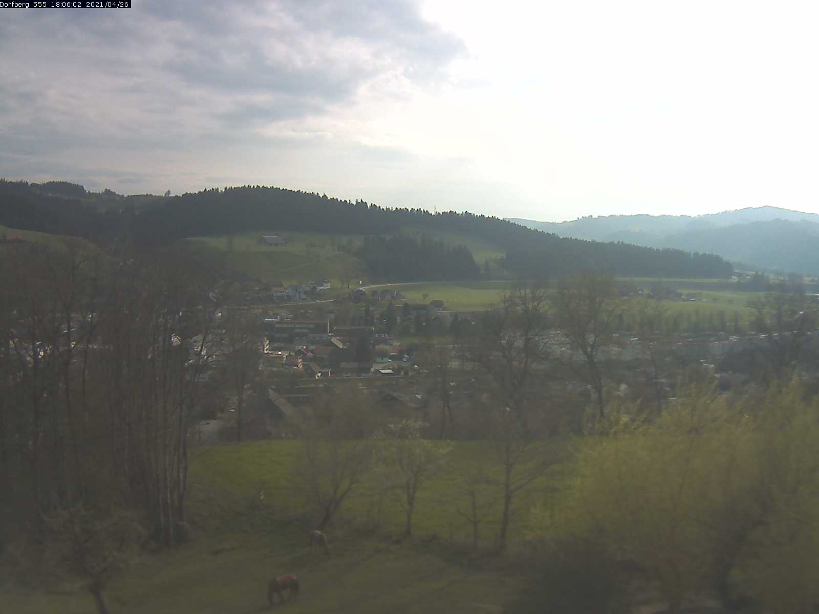 Webcam-Bild: Aussicht vom Dorfberg in Langnau 20210426-180601