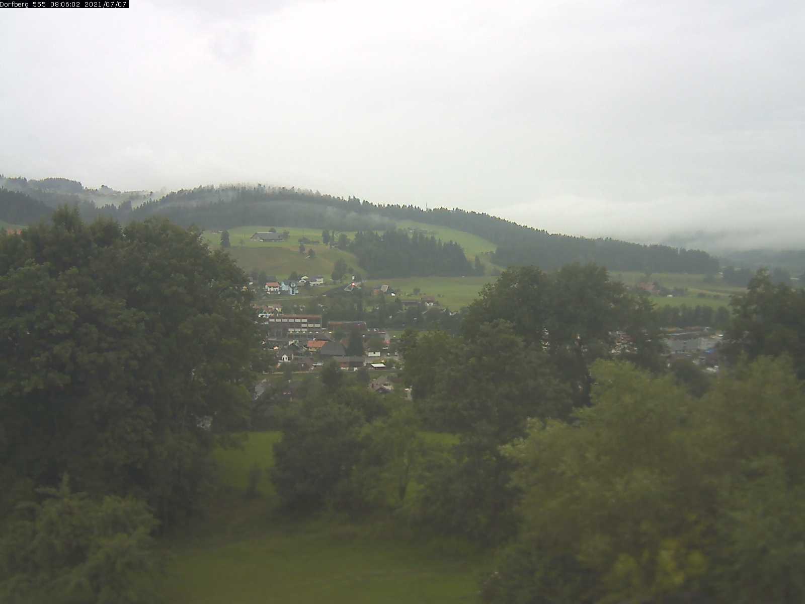 Webcam-Bild: Aussicht vom Dorfberg in Langnau 20210707-080601