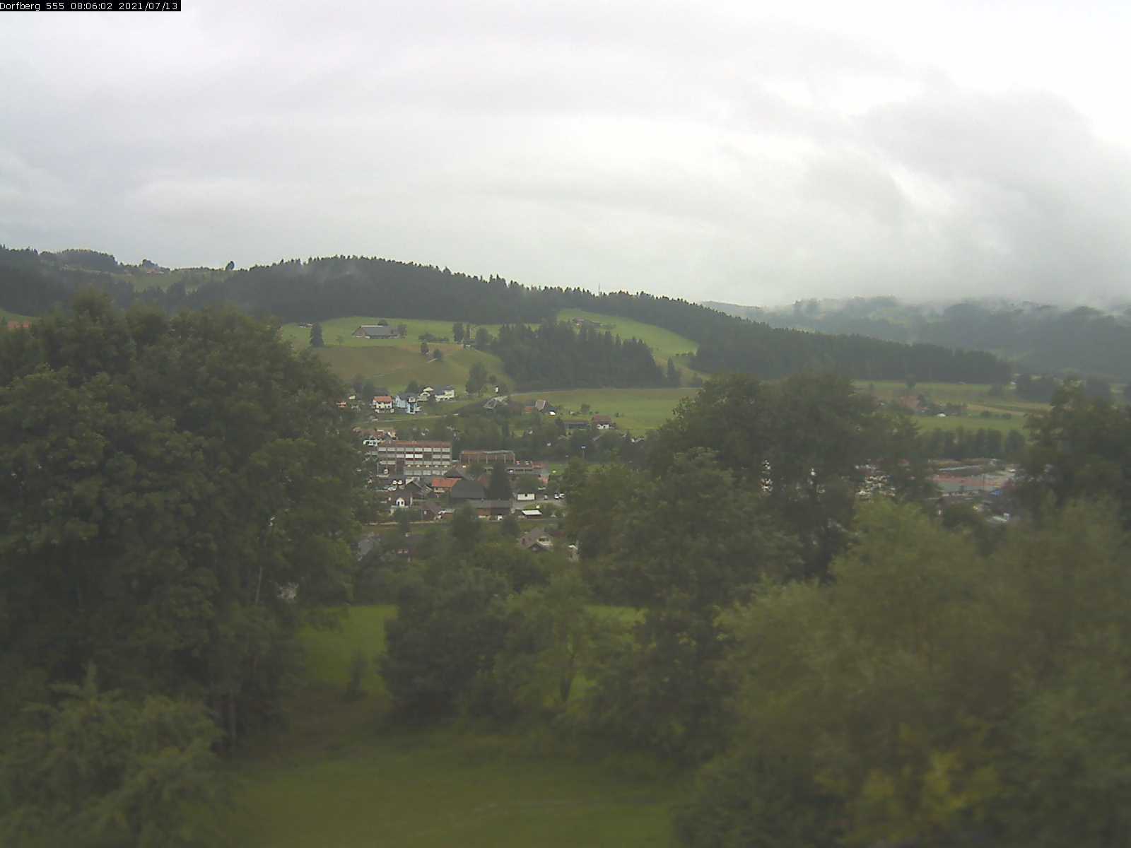 Webcam-Bild: Aussicht vom Dorfberg in Langnau 20210713-080601