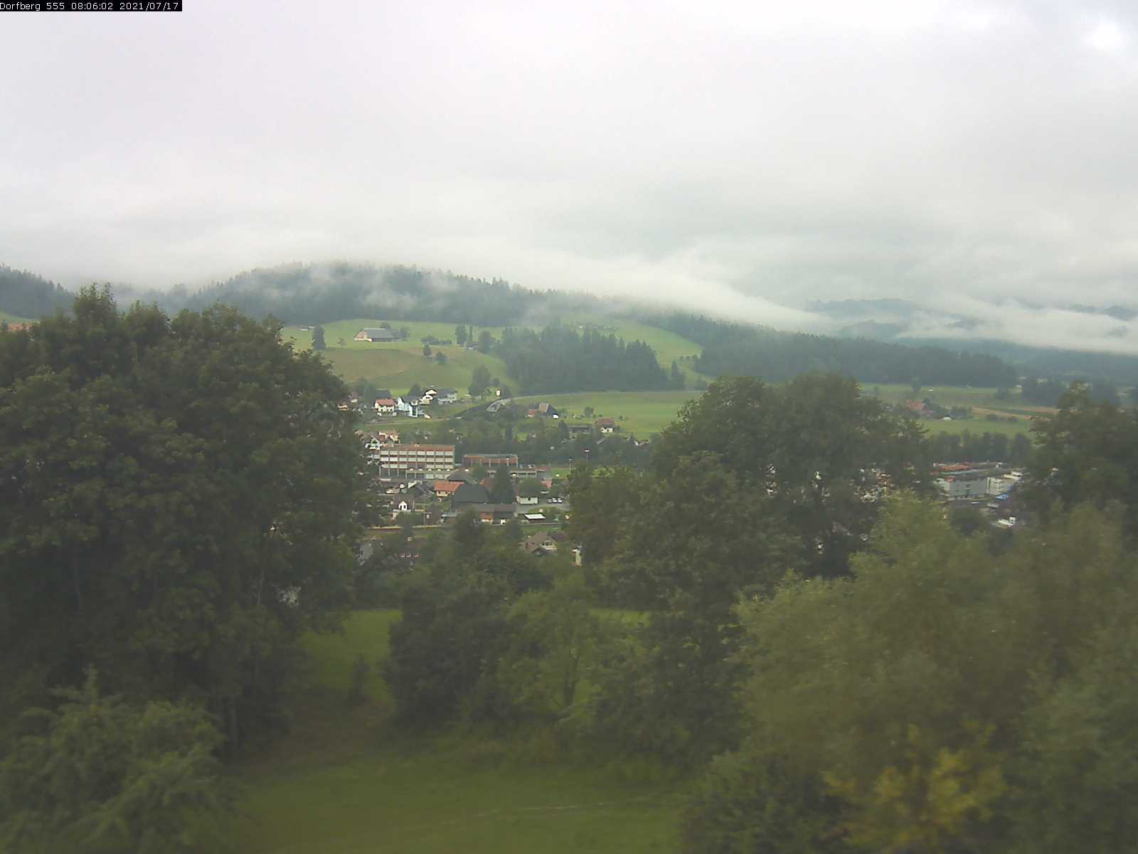 Webcam-Bild: Aussicht vom Dorfberg in Langnau 20210717-080601
