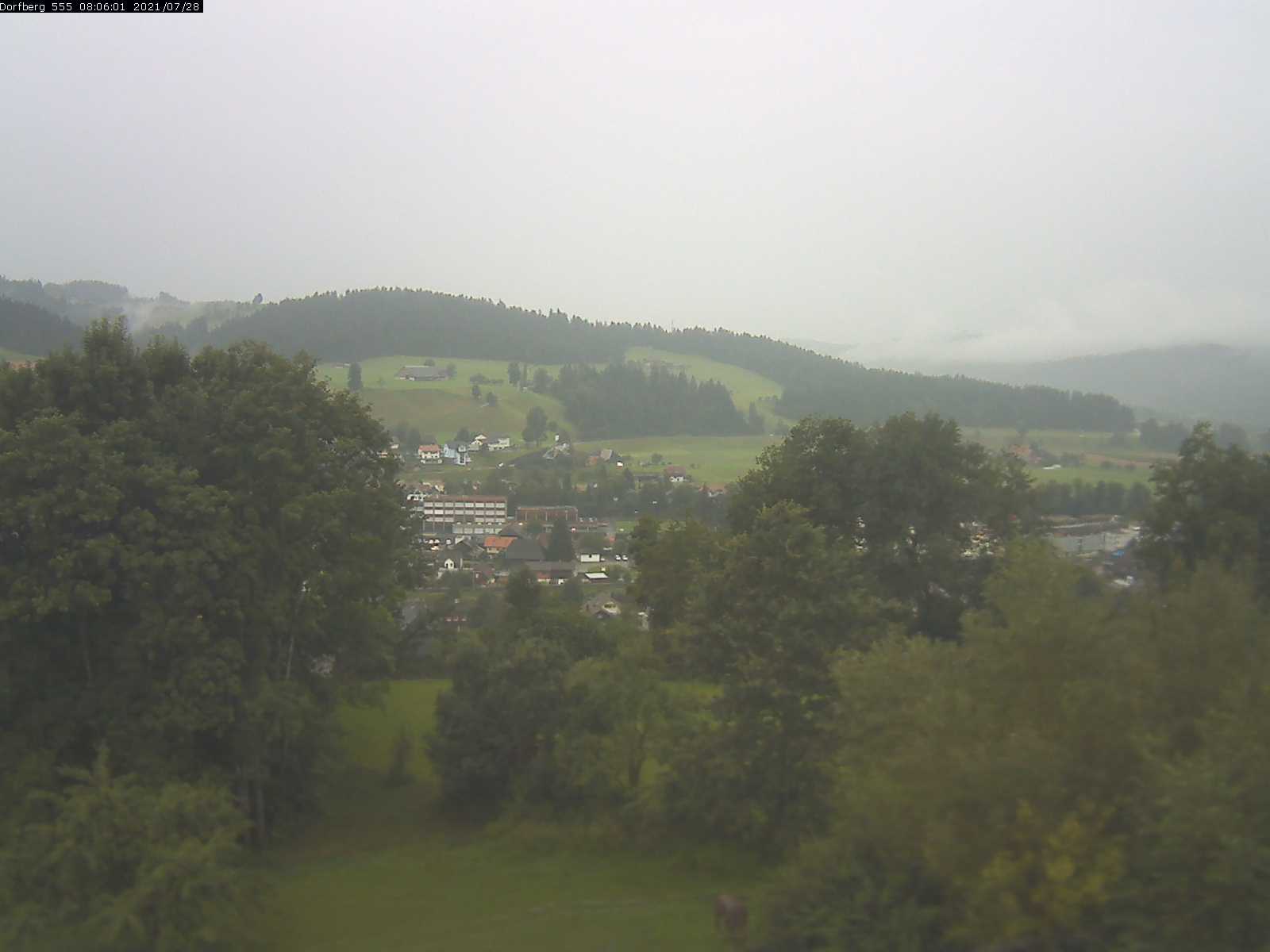 Webcam-Bild: Aussicht vom Dorfberg in Langnau 20210728-080601
