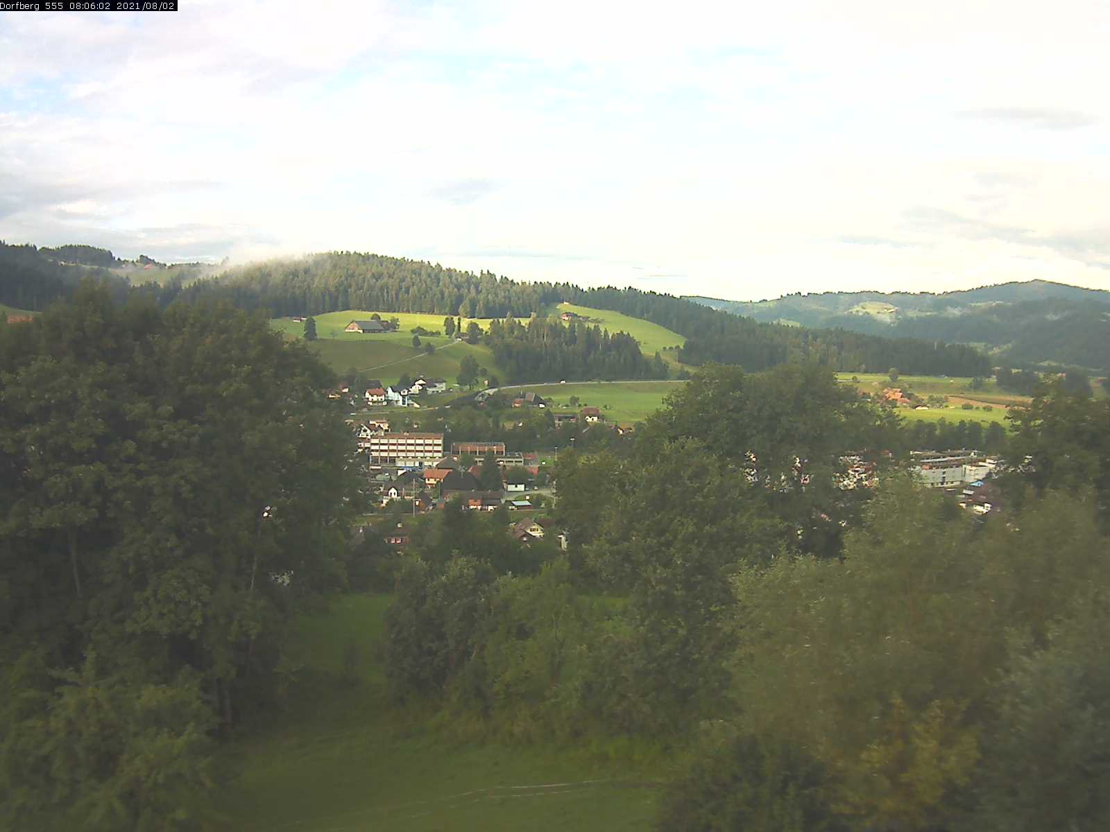 Webcam-Bild: Aussicht vom Dorfberg in Langnau 20210802-080601