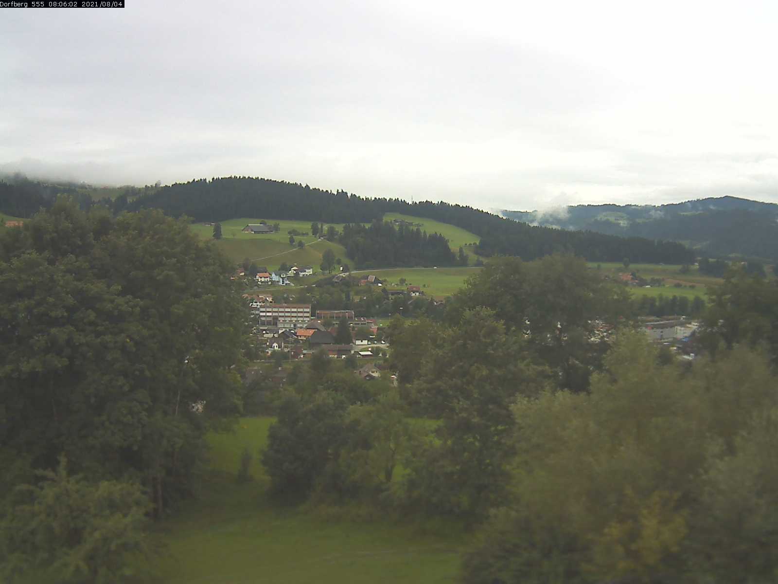 Webcam-Bild: Aussicht vom Dorfberg in Langnau 20210804-080601