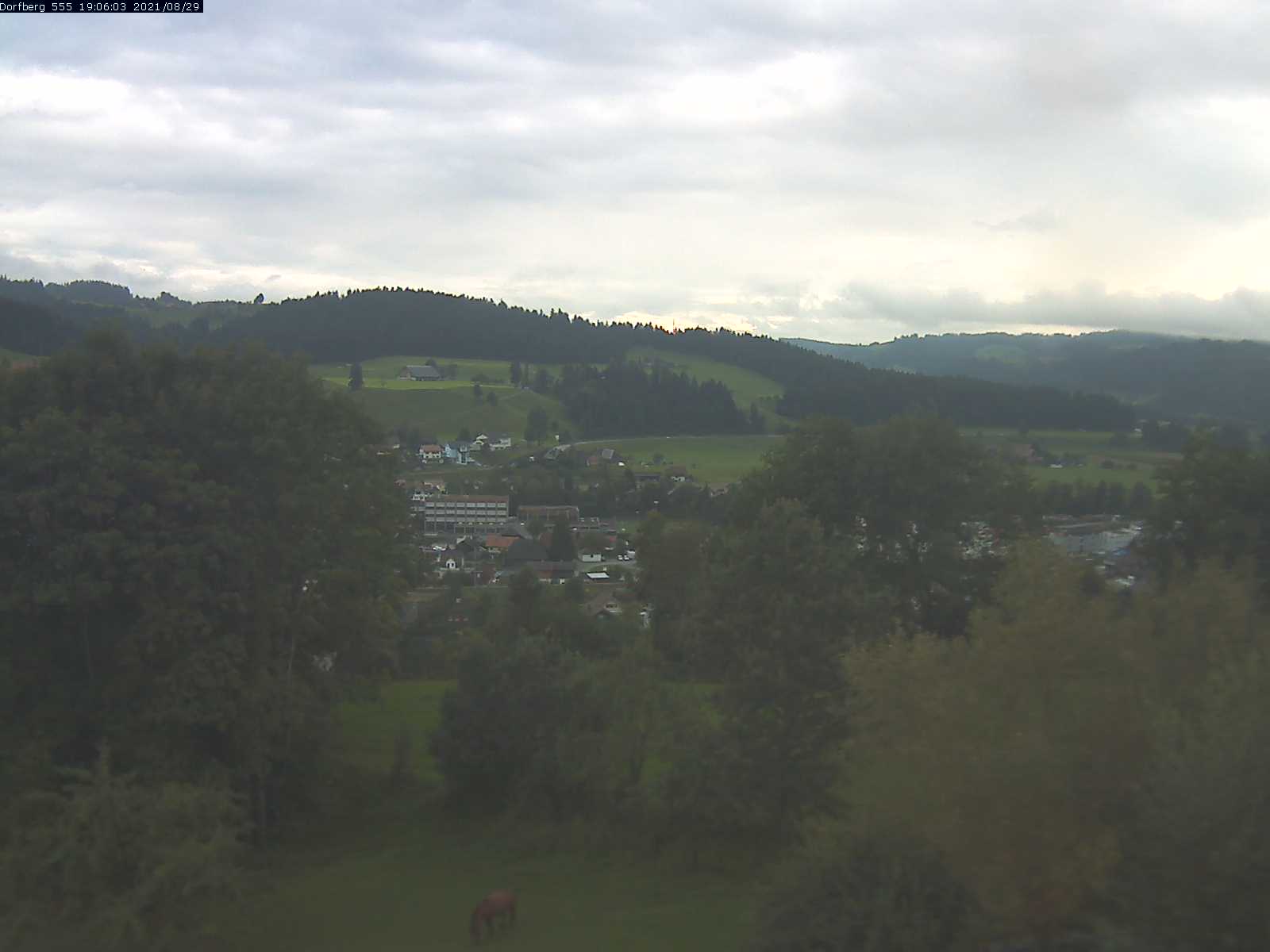 Webcam-Bild: Aussicht vom Dorfberg in Langnau 20210829-190601