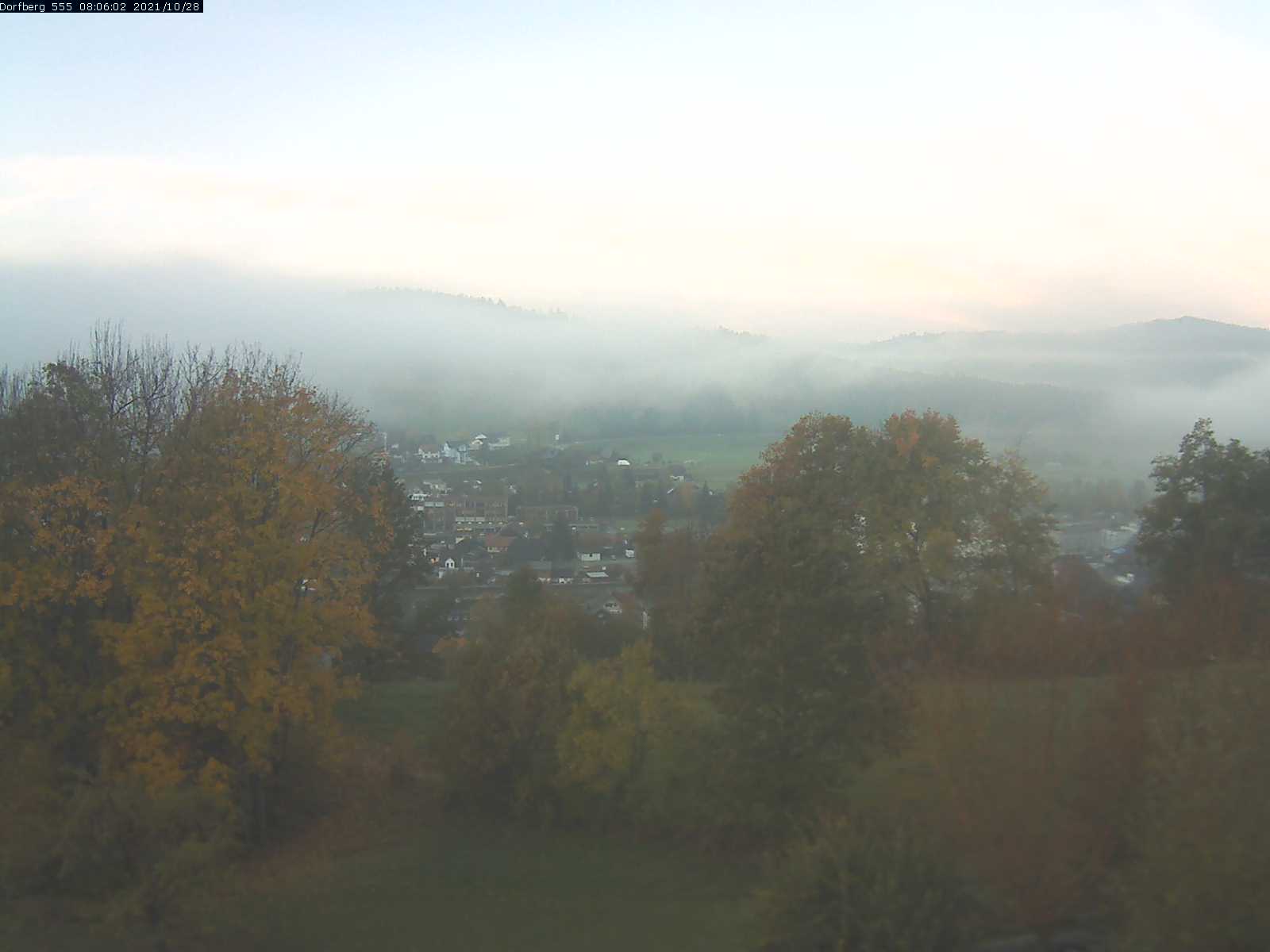 Webcam-Bild: Aussicht vom Dorfberg in Langnau 20211028-080601