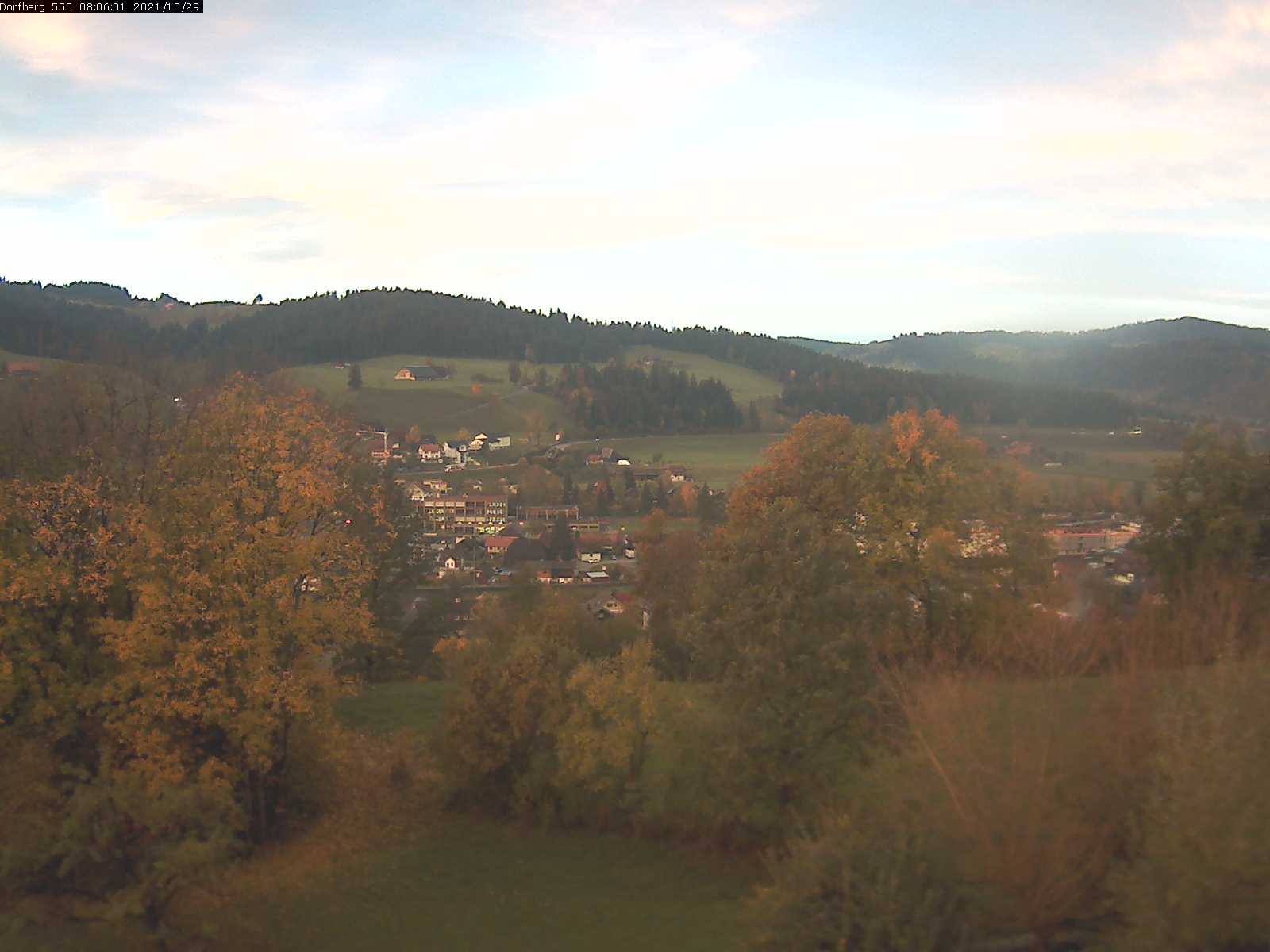 Webcam-Bild: Aussicht vom Dorfberg in Langnau 20211029-080601