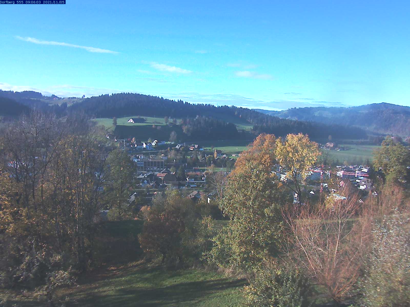 Webcam-Bild: Aussicht vom Dorfberg in Langnau 20211105-090601