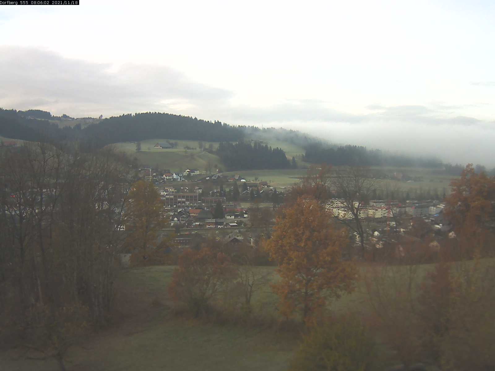 Webcam-Bild: Aussicht vom Dorfberg in Langnau 20211118-080601