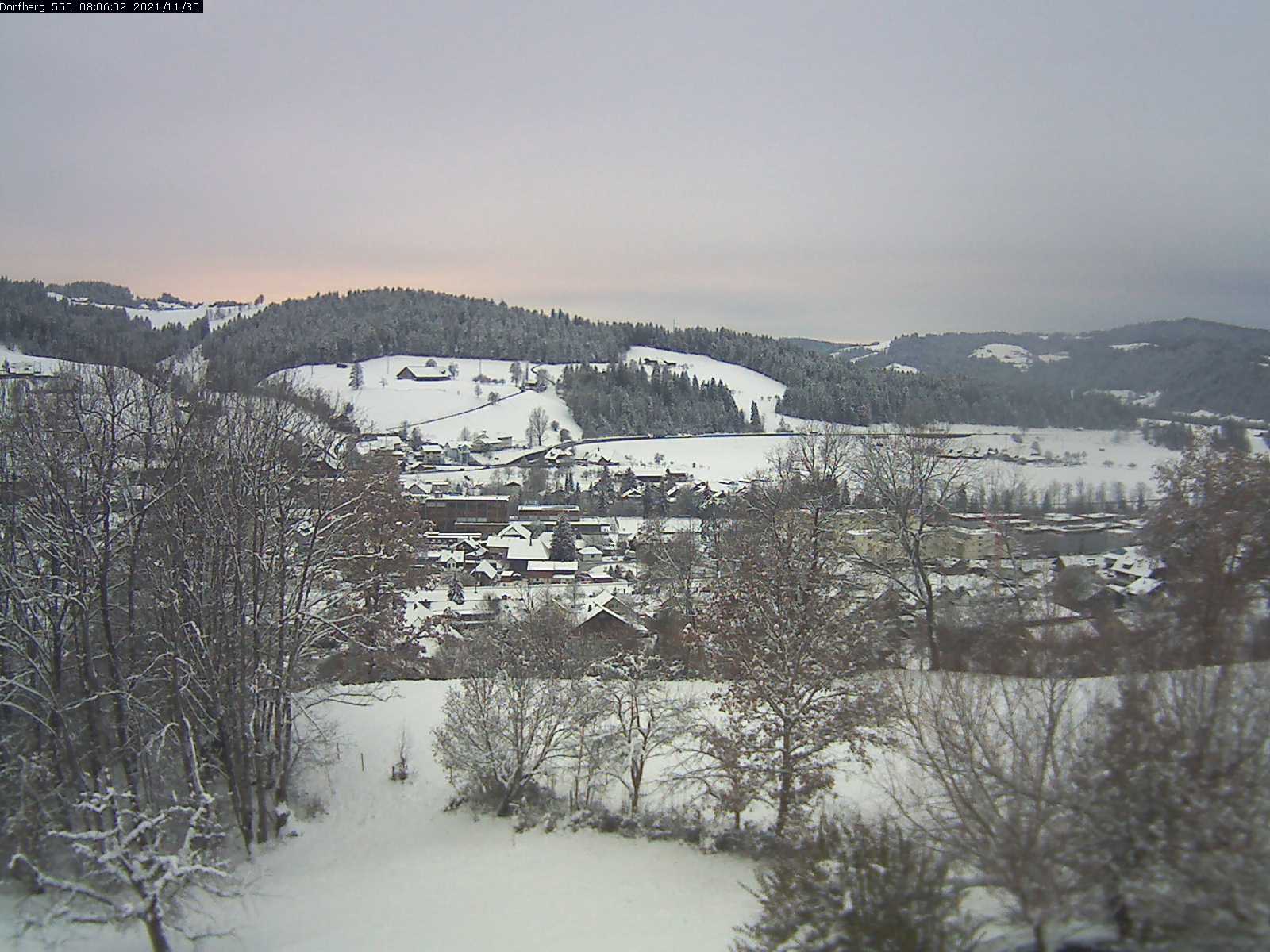 Webcam-Bild: Aussicht vom Dorfberg in Langnau 20211130-080601