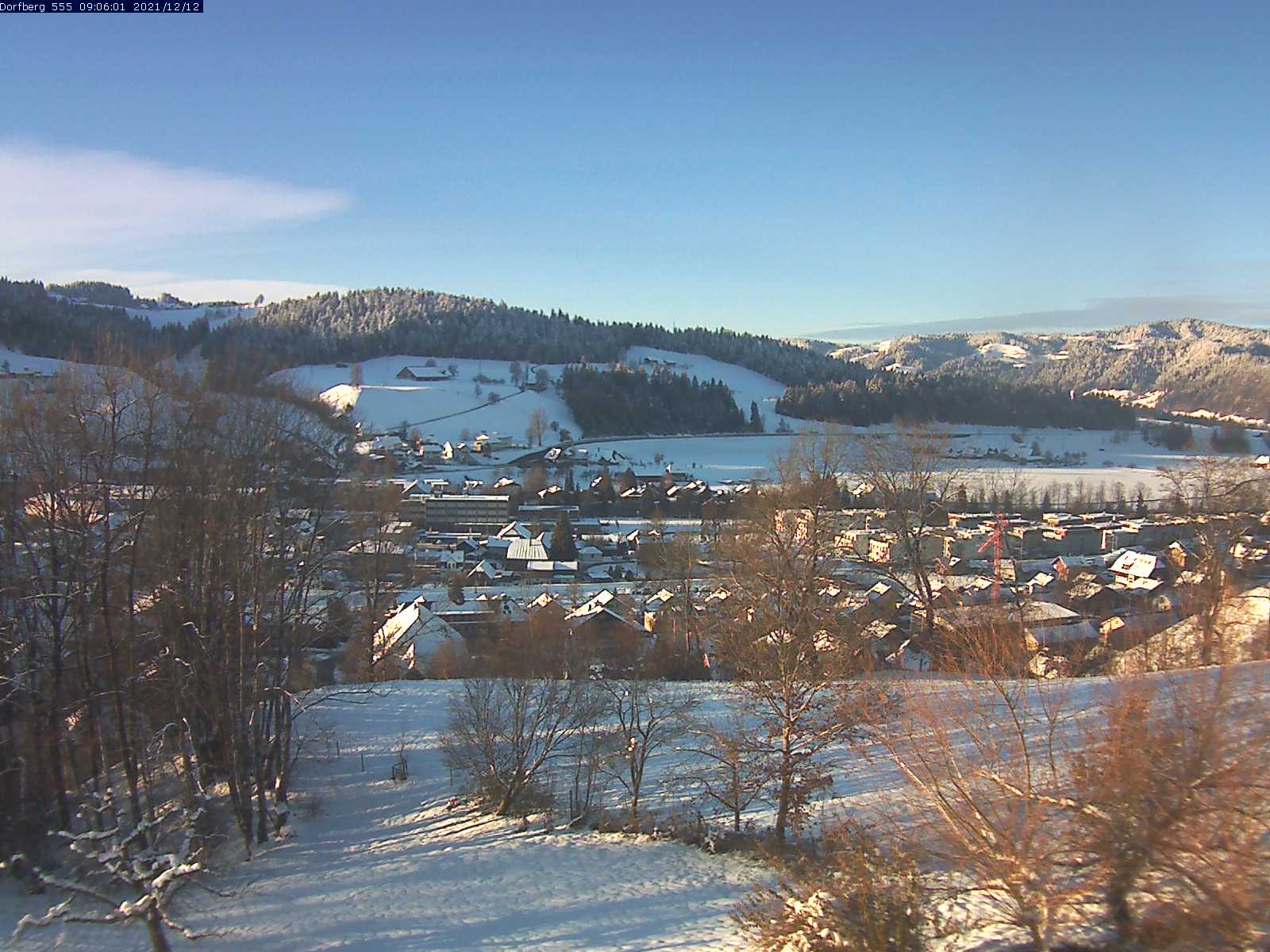 Webcam-Bild: Aussicht vom Dorfberg in Langnau 20211212-090601
