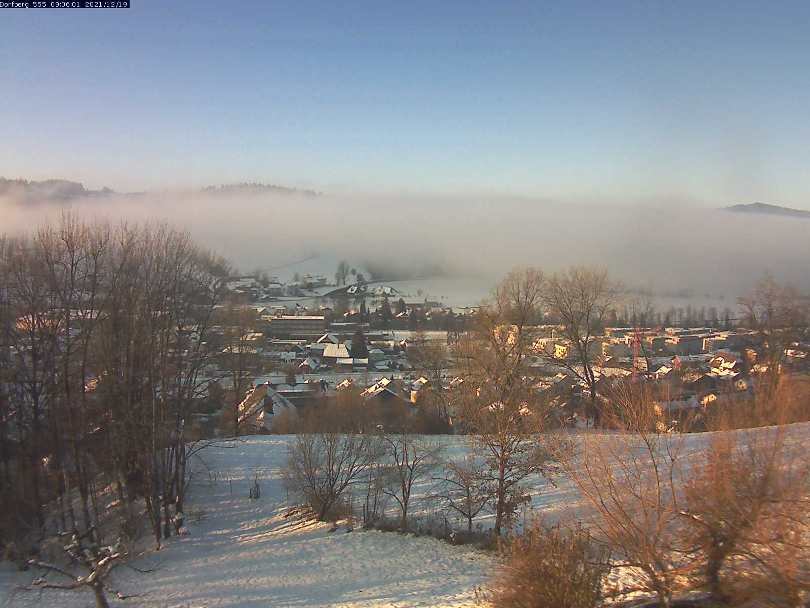 Webcam-Bild: Aussicht vom Dorfberg in Langnau 20211219-090601
