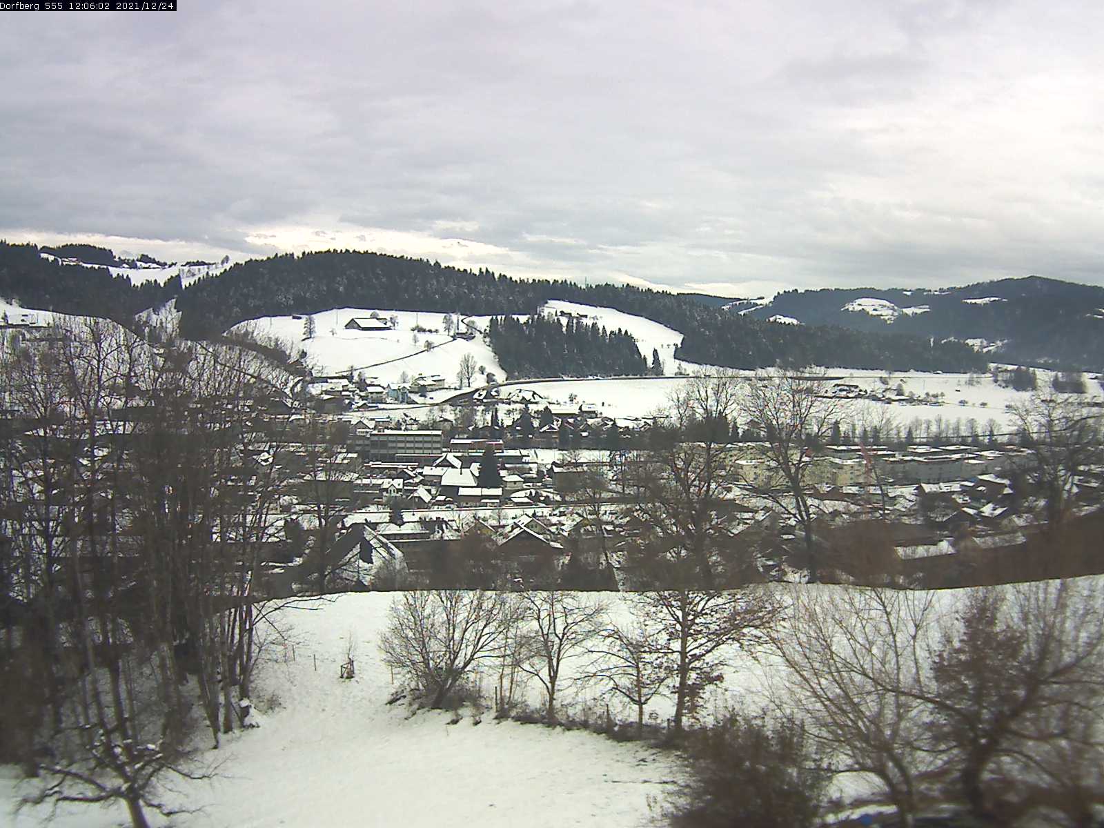 Webcam-Bild: Aussicht vom Dorfberg in Langnau 20211224-120601