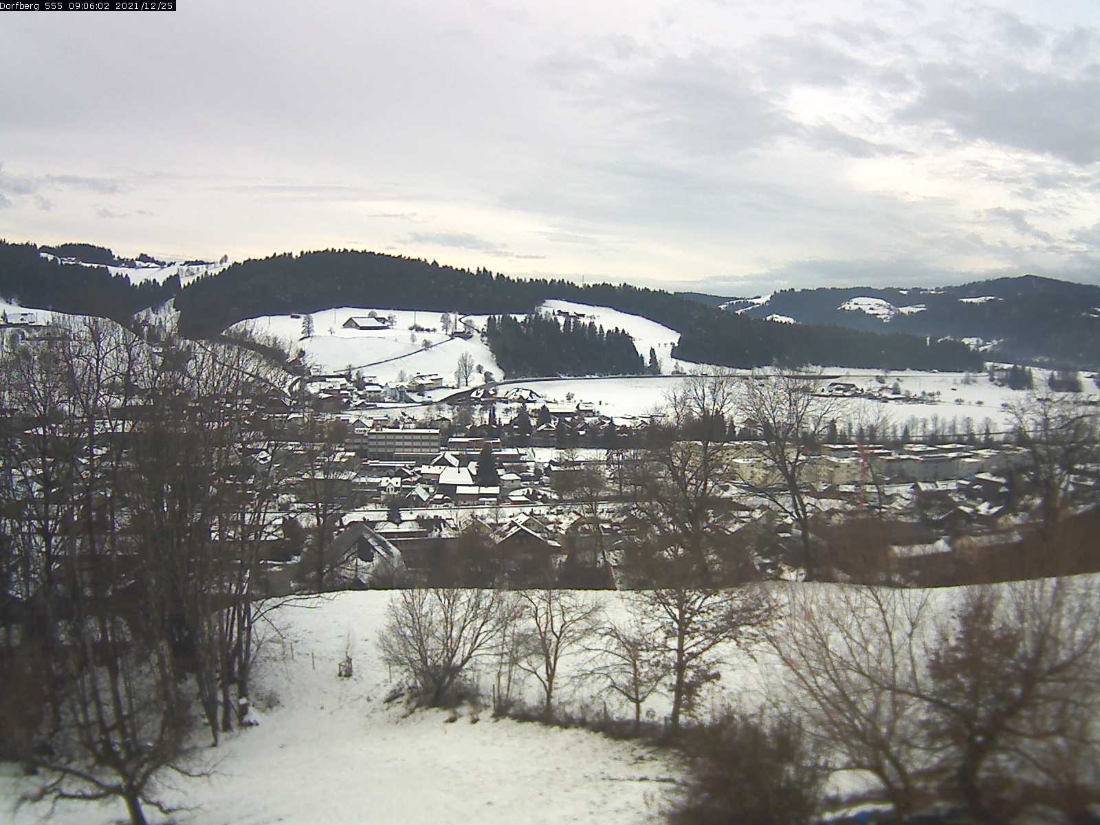 Webcam-Bild: Aussicht vom Dorfberg in Langnau 20211225-090601