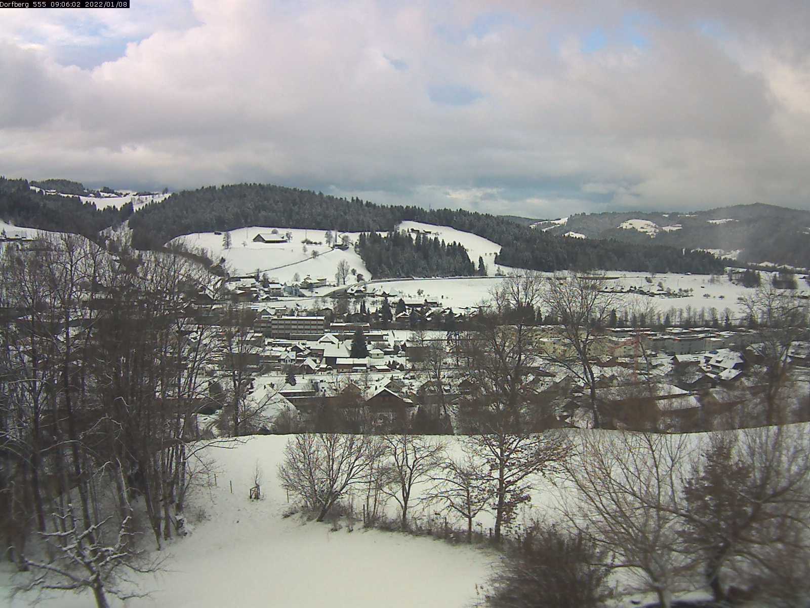 Webcam-Bild: Aussicht vom Dorfberg in Langnau 20220108-090601