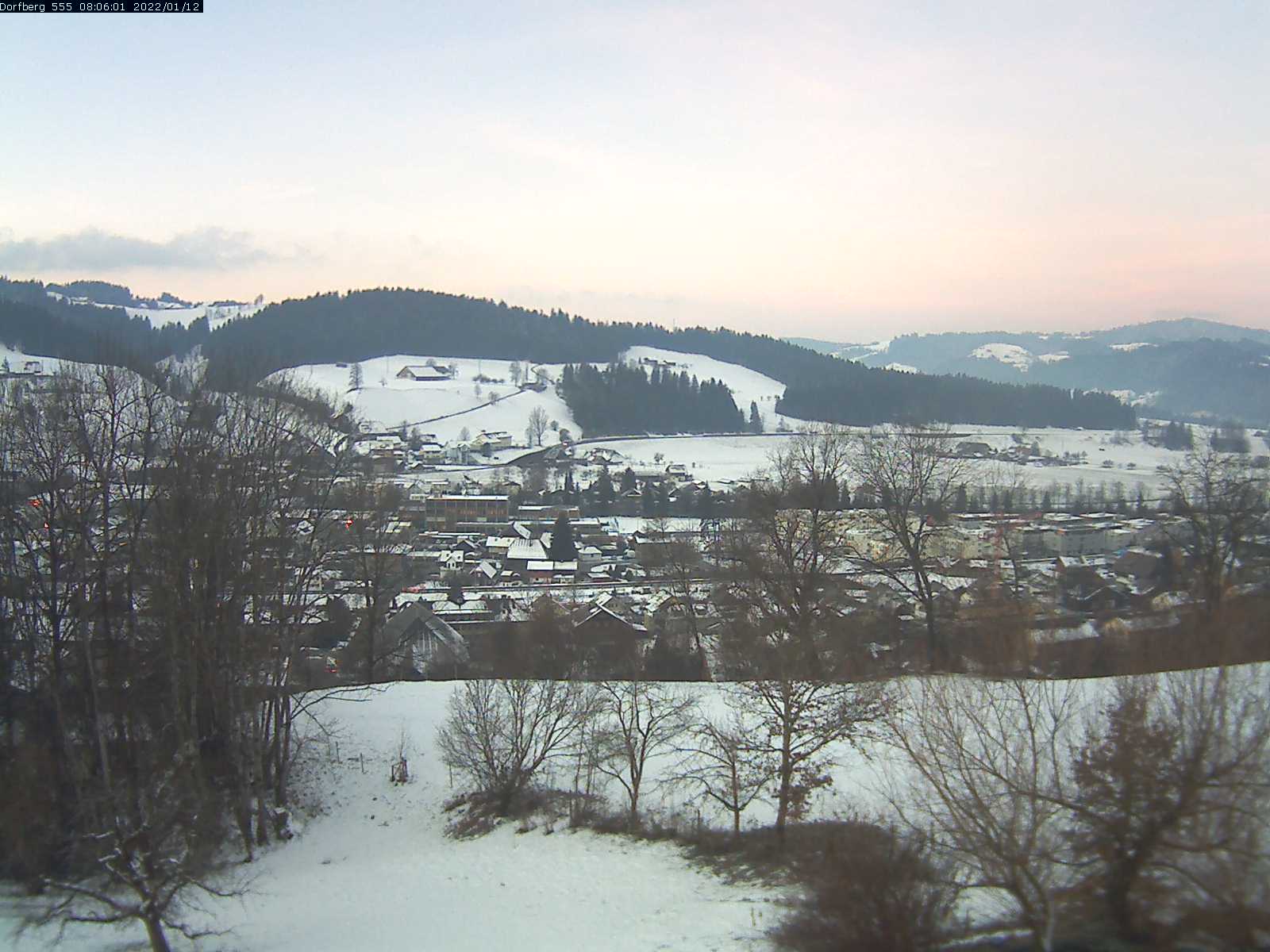 Webcam-Bild: Aussicht vom Dorfberg in Langnau 20220112-080601