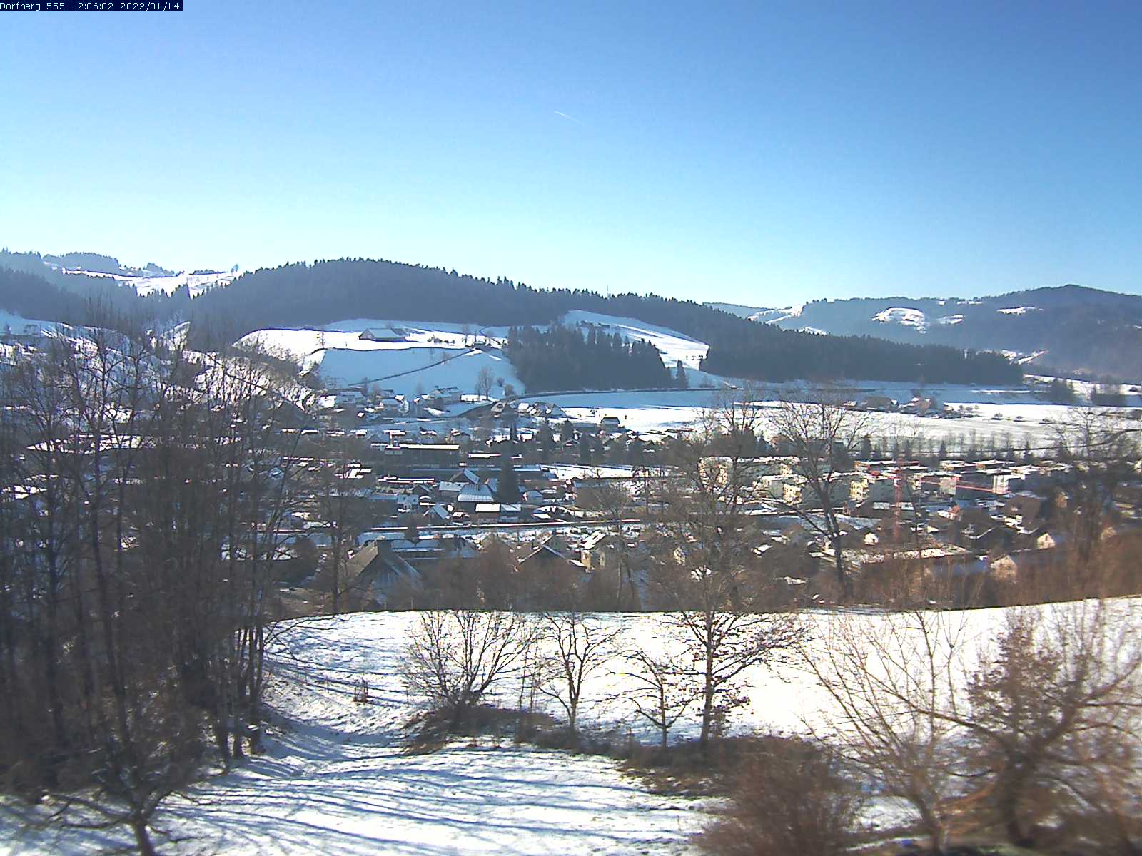 Webcam-Bild: Aussicht vom Dorfberg in Langnau 20220114-120601