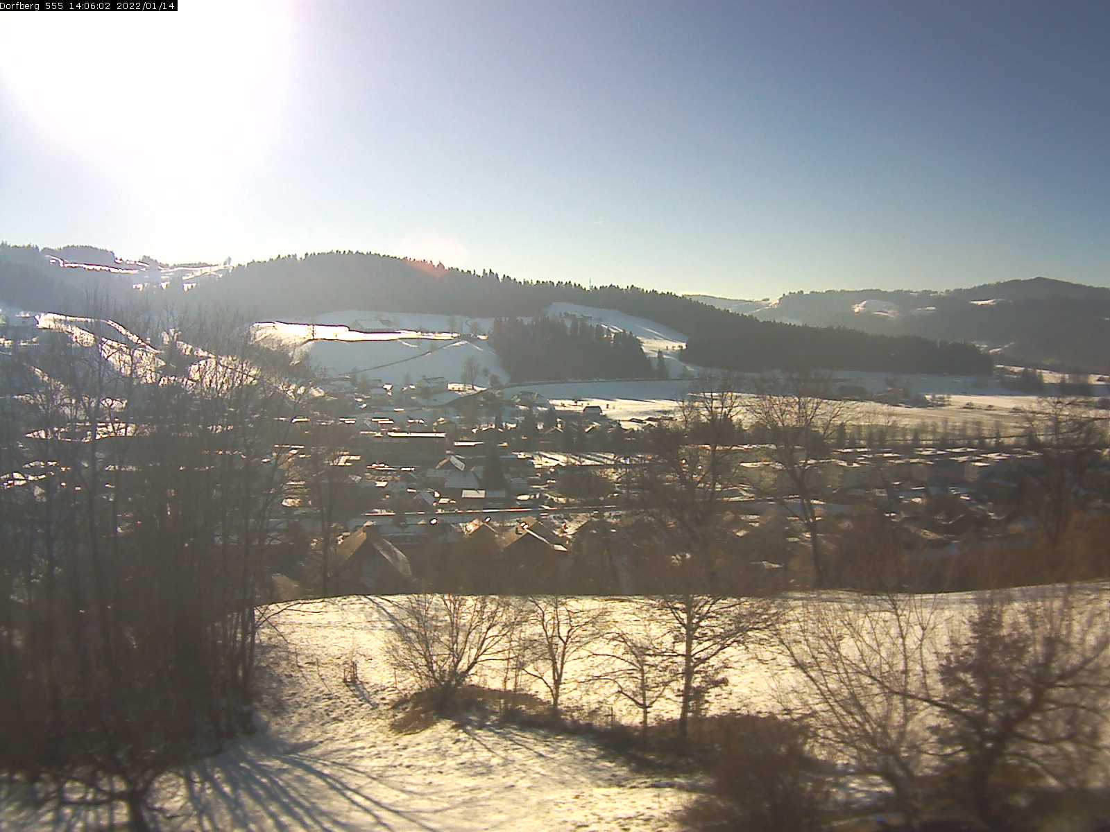 Webcam-Bild: Aussicht vom Dorfberg in Langnau 20220114-140601