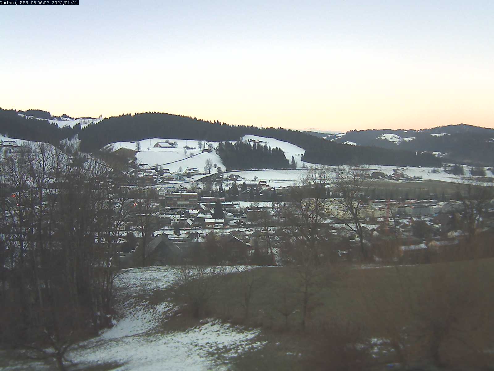 Webcam-Bild: Aussicht vom Dorfberg in Langnau 20220121-080601