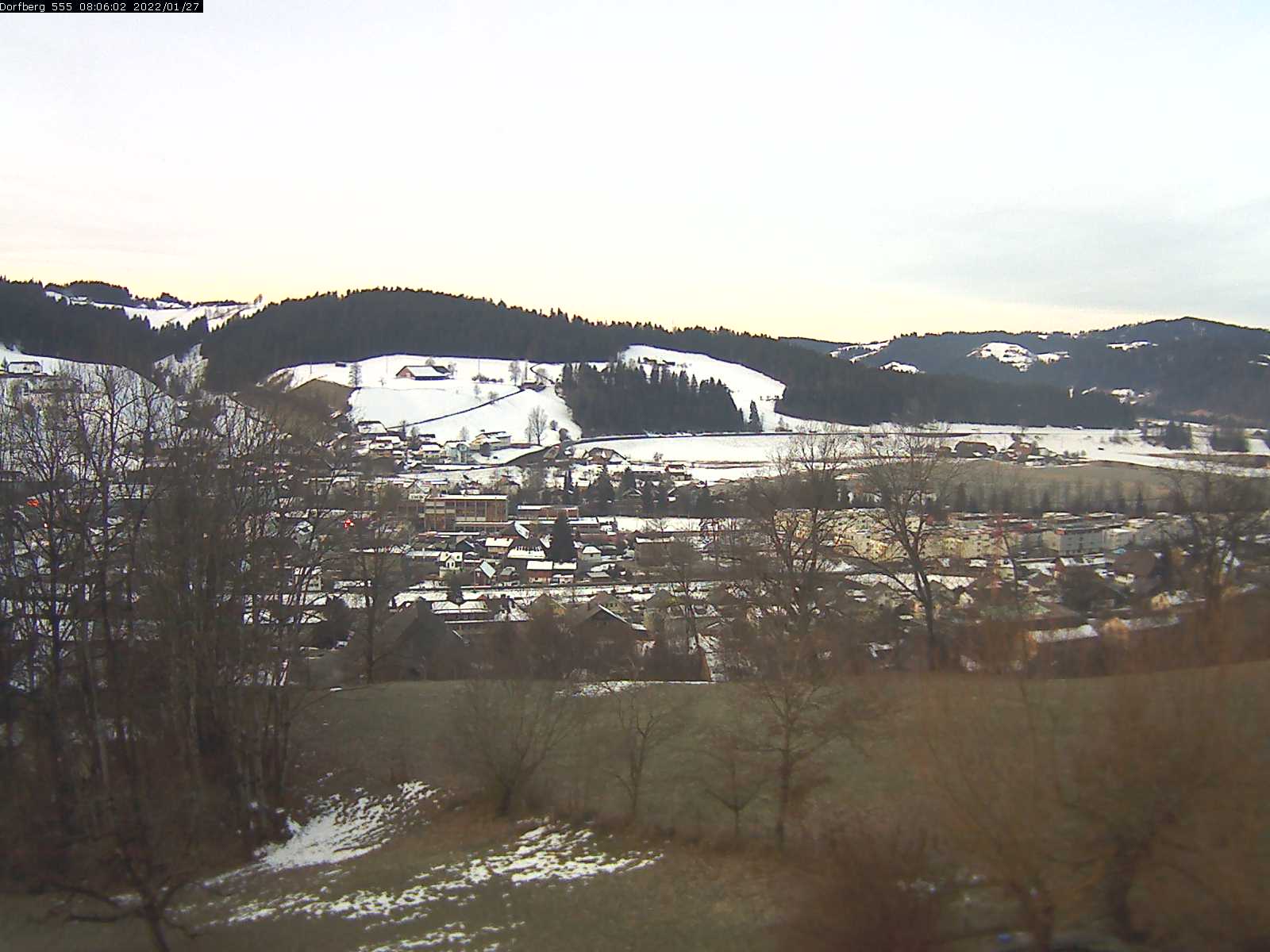 Webcam-Bild: Aussicht vom Dorfberg in Langnau 20220127-080601