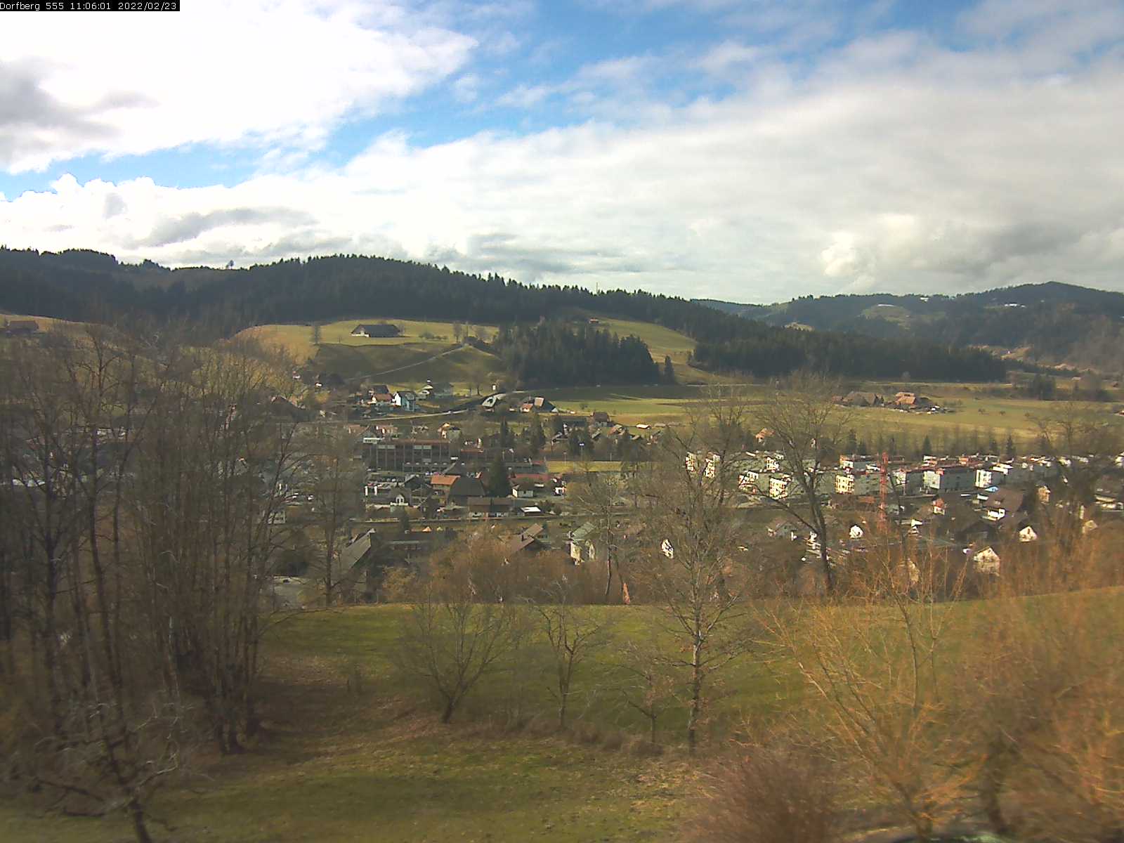 Webcam-Bild: Aussicht vom Dorfberg in Langnau 20220223-110601