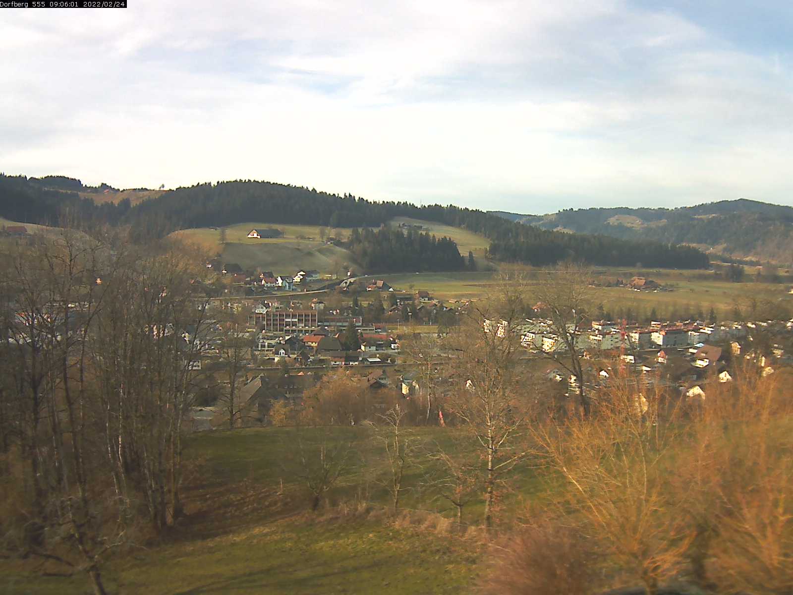 Webcam-Bild: Aussicht vom Dorfberg in Langnau 20220224-090601