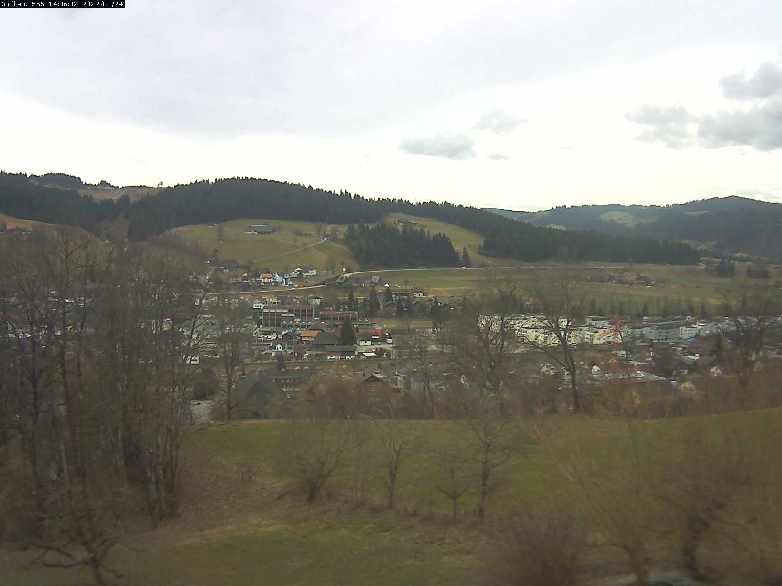 Webcam-Bild: Aussicht vom Dorfberg in Langnau 20220224-140601
