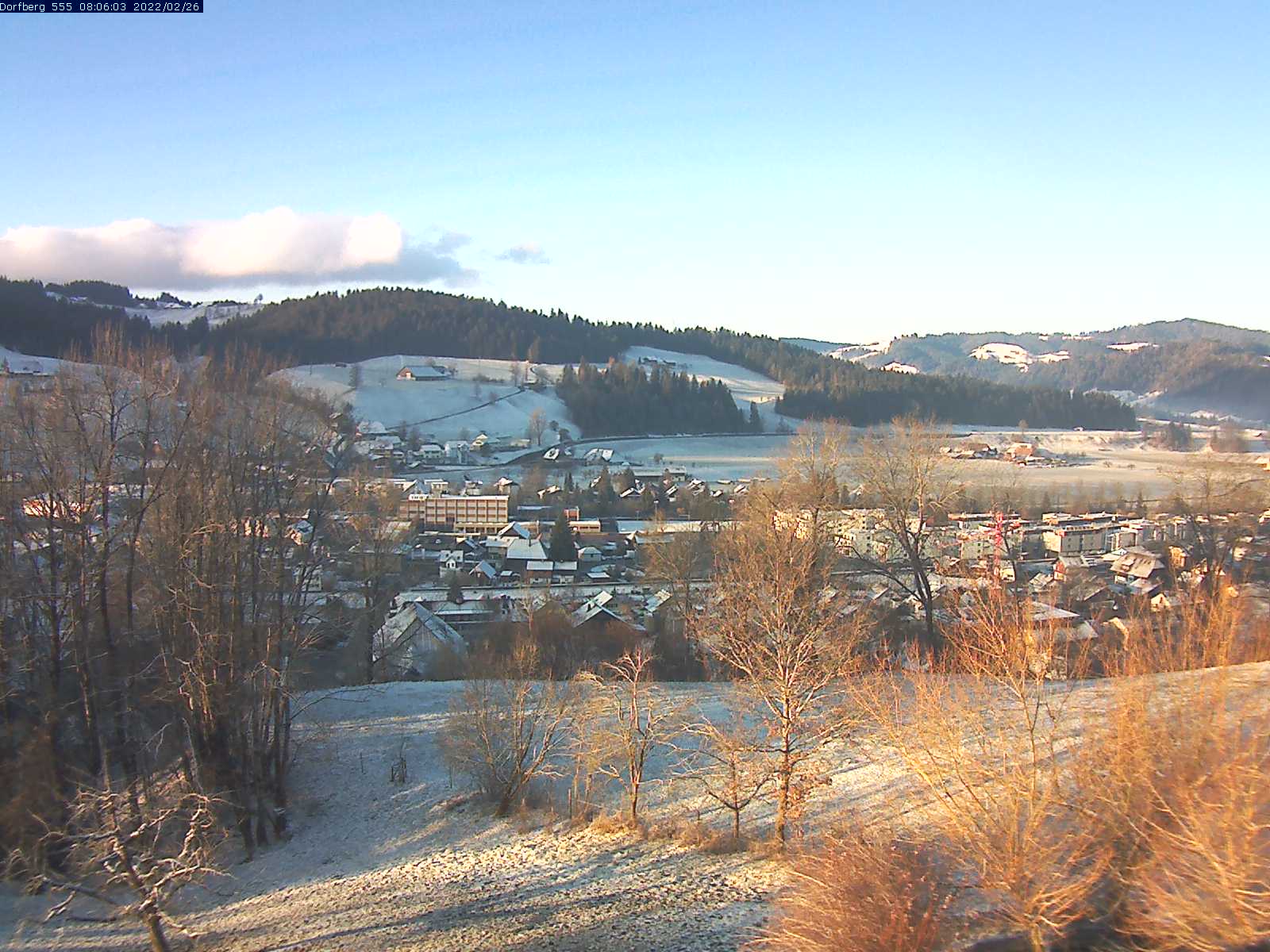 Webcam-Bild: Aussicht vom Dorfberg in Langnau 20220226-080601
