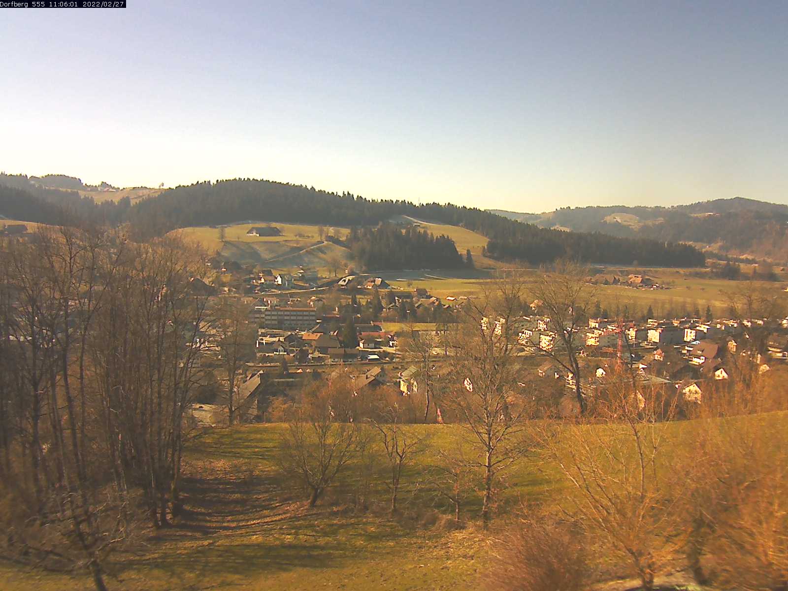 Webcam-Bild: Aussicht vom Dorfberg in Langnau 20220227-110601