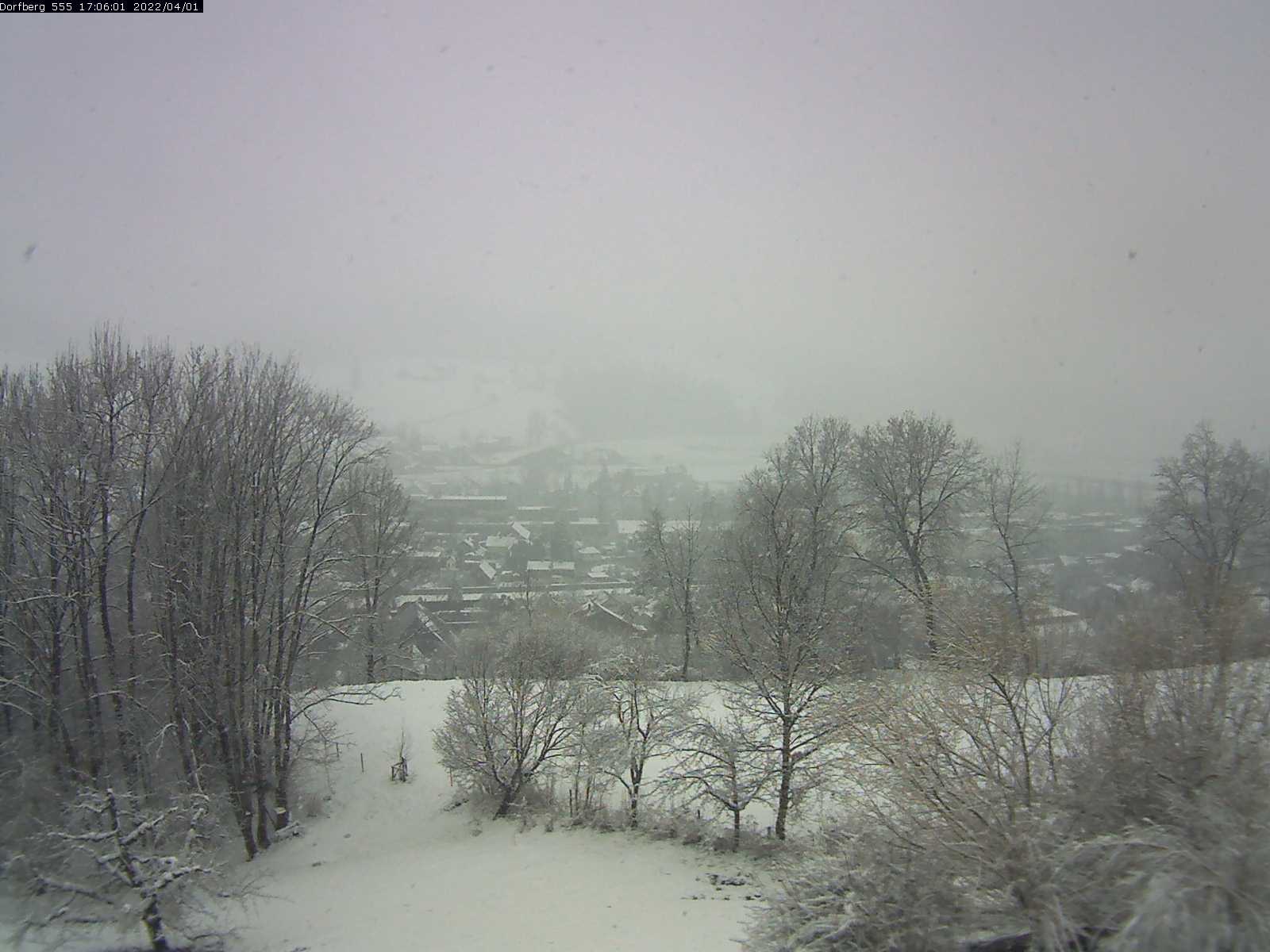 Webcam-Bild: Aussicht vom Dorfberg in Langnau 20220401-170601