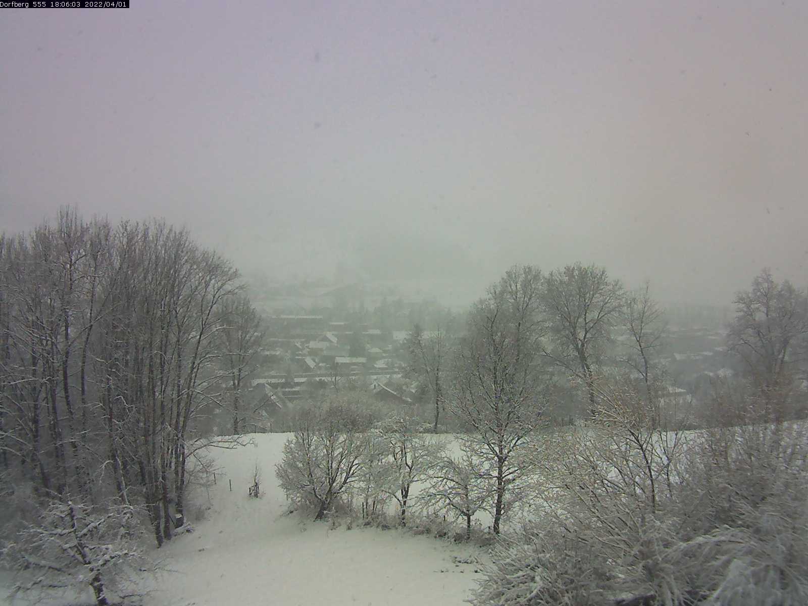 Webcam-Bild: Aussicht vom Dorfberg in Langnau 20220401-180601