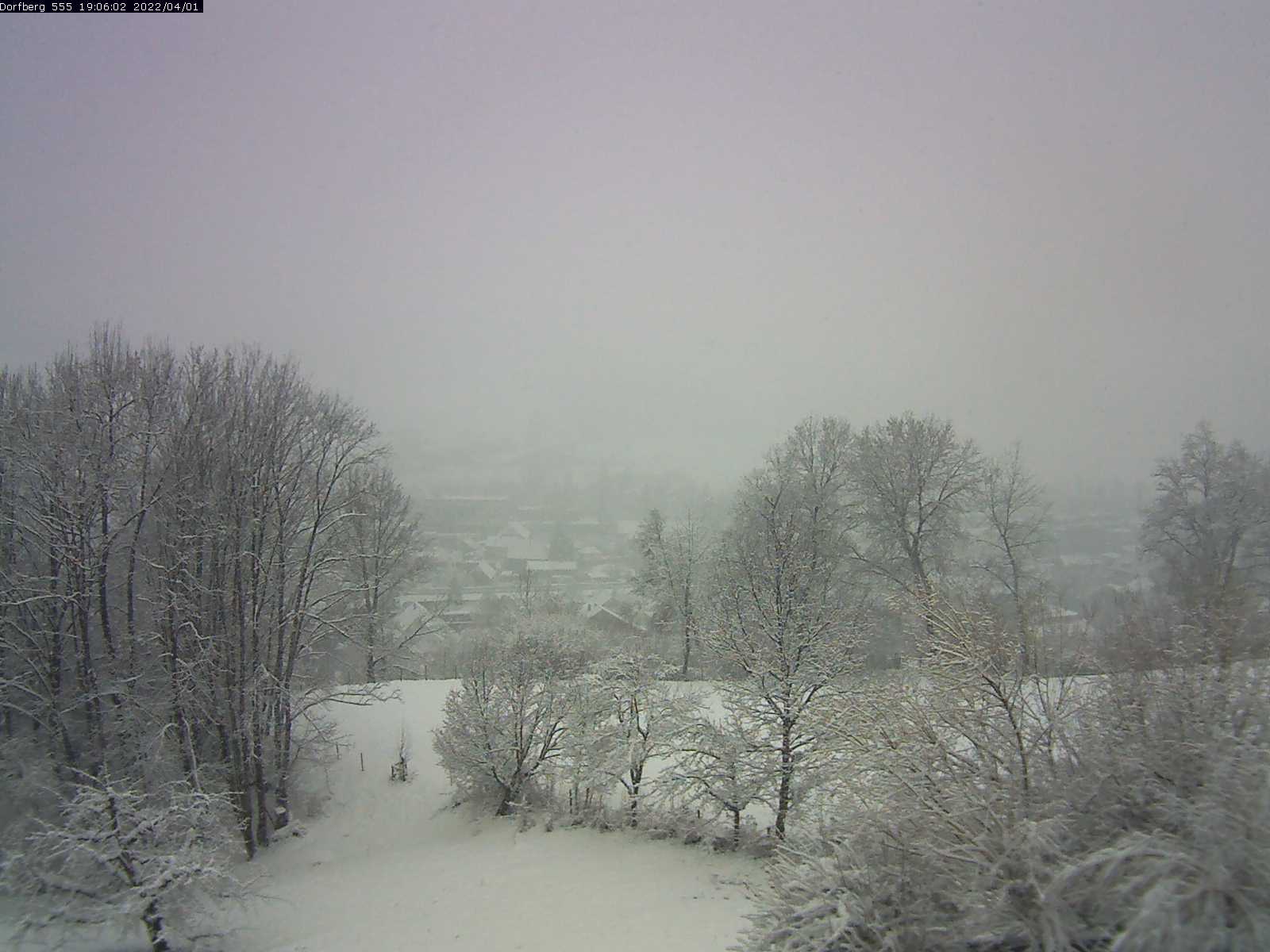 Webcam-Bild: Aussicht vom Dorfberg in Langnau 20220401-190601