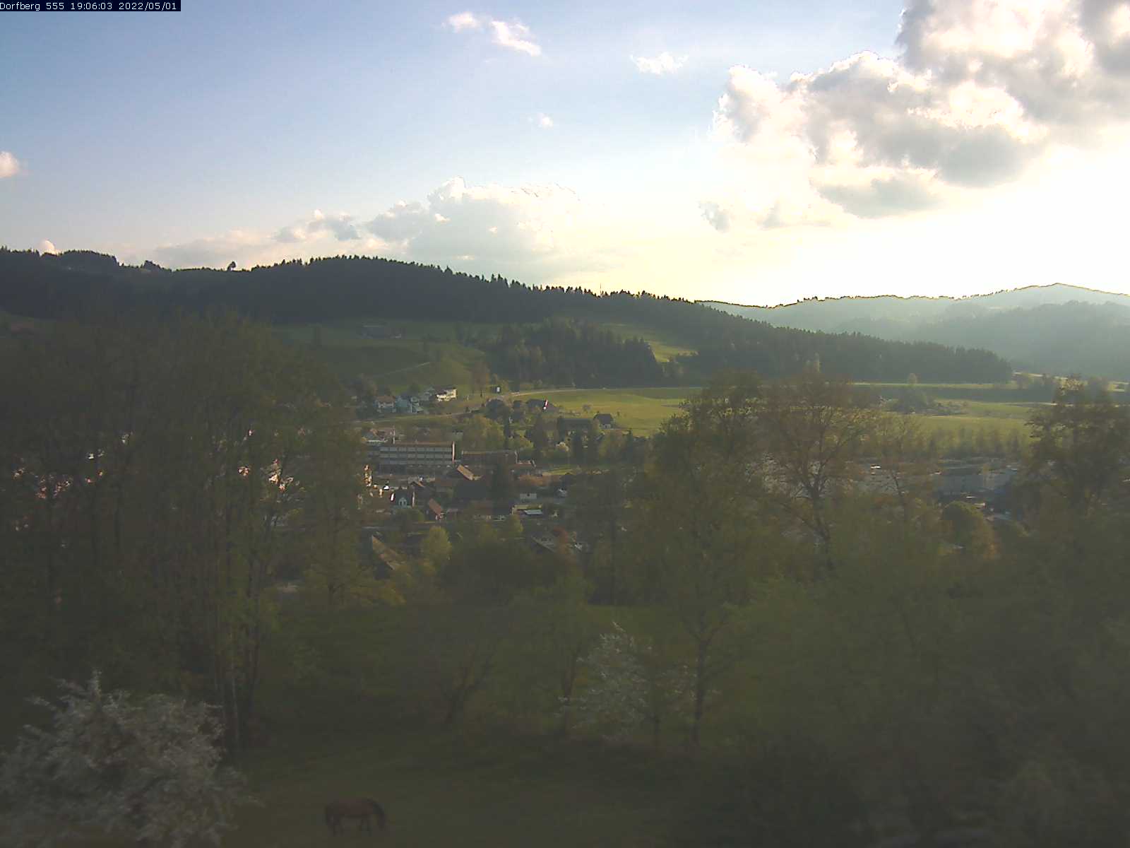 Webcam-Bild: Aussicht vom Dorfberg in Langnau 20220501-190601