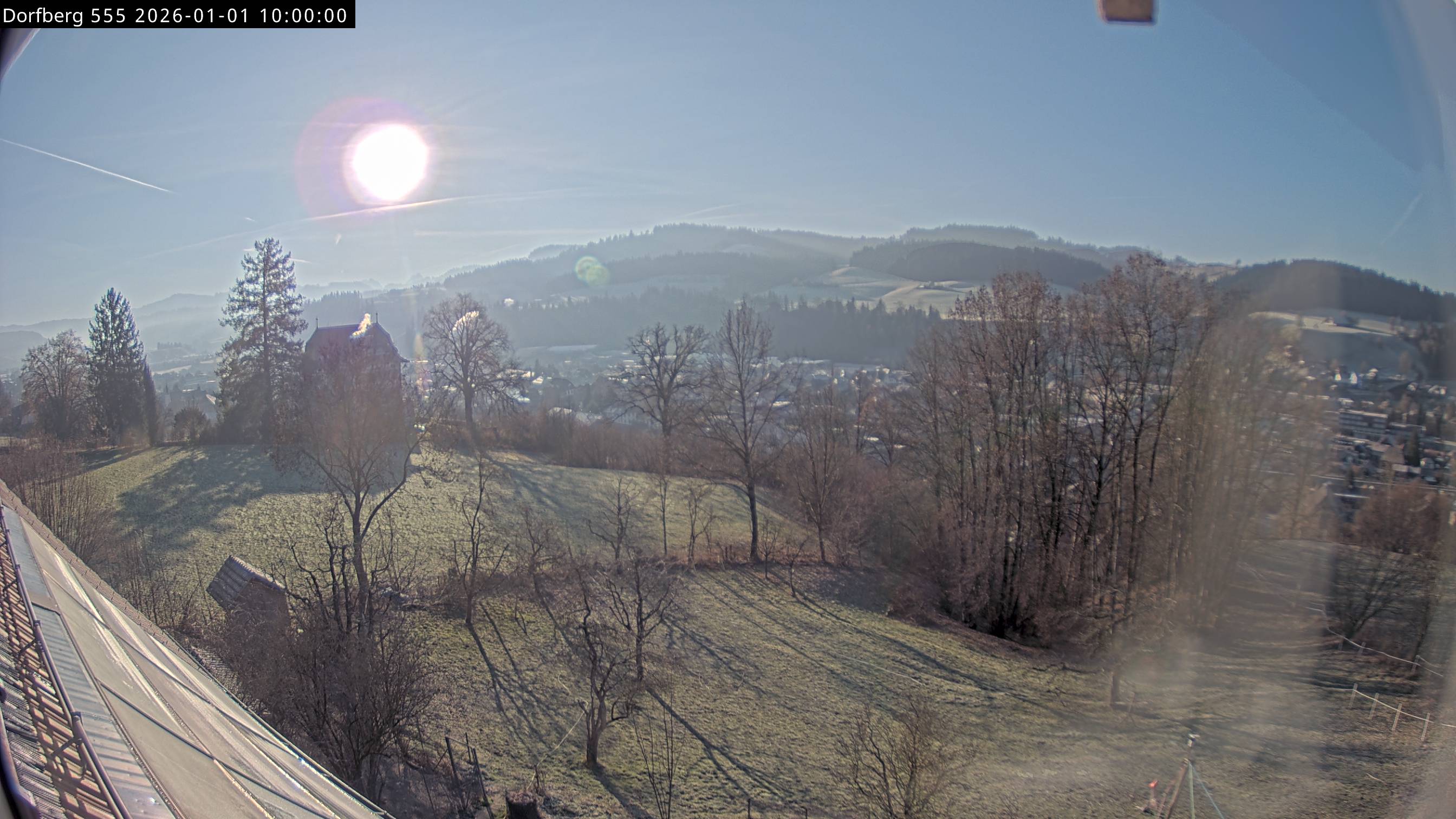 Webcam-Bild: Aussicht vom Dorfberg in Langnau 20260101-100000