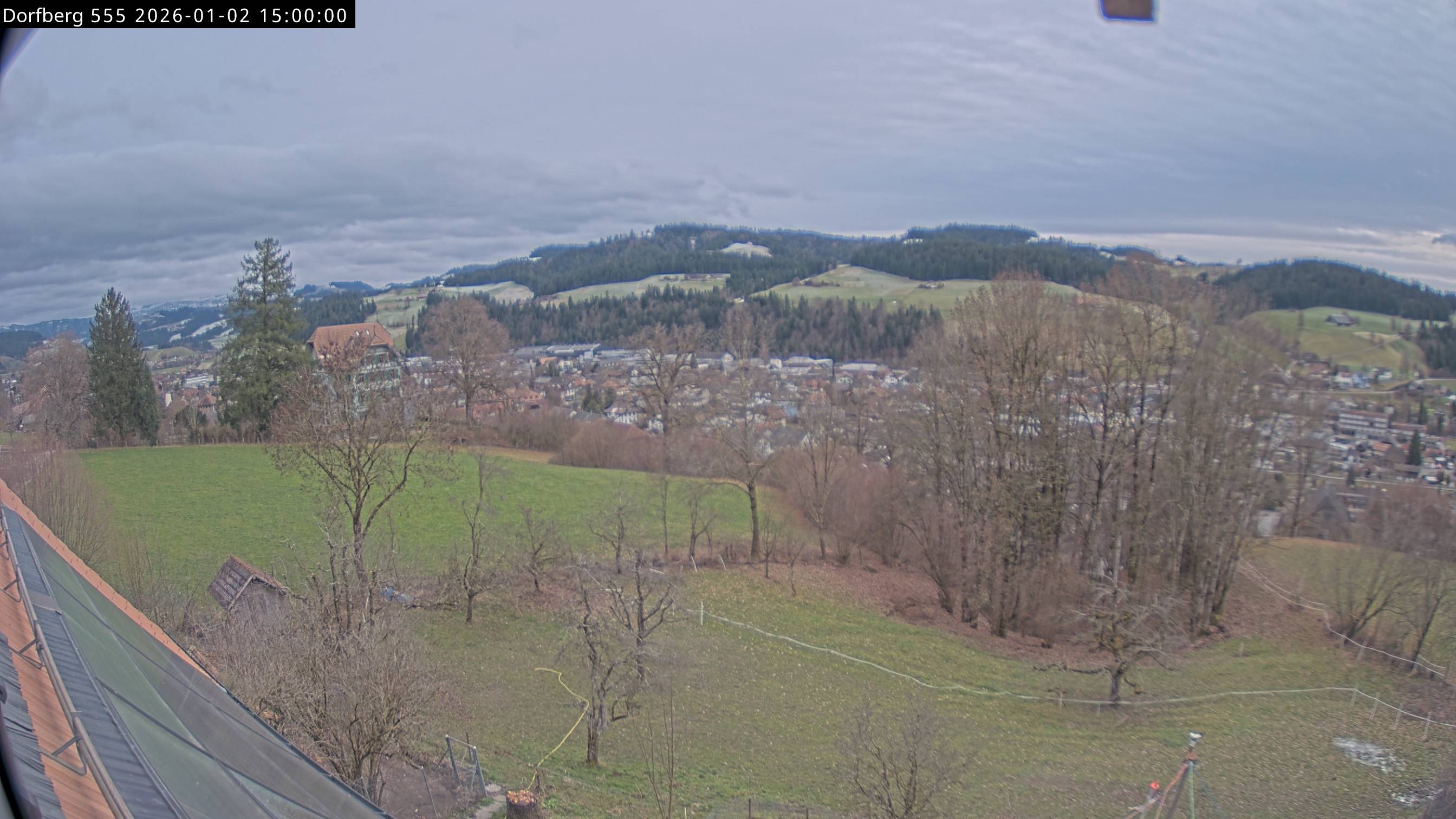 Webcam-Bild: Aussicht vom Dorfberg in Langnau 20260102-150000