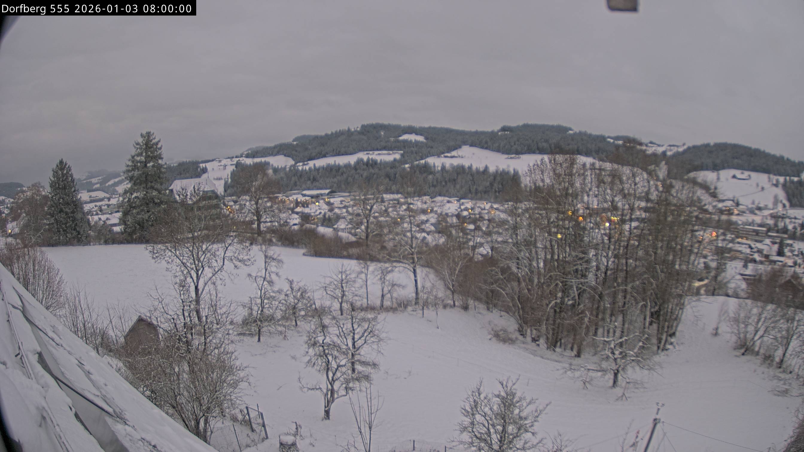 Webcam-Bild: Aussicht vom Dorfberg in Langnau 20260103-080000