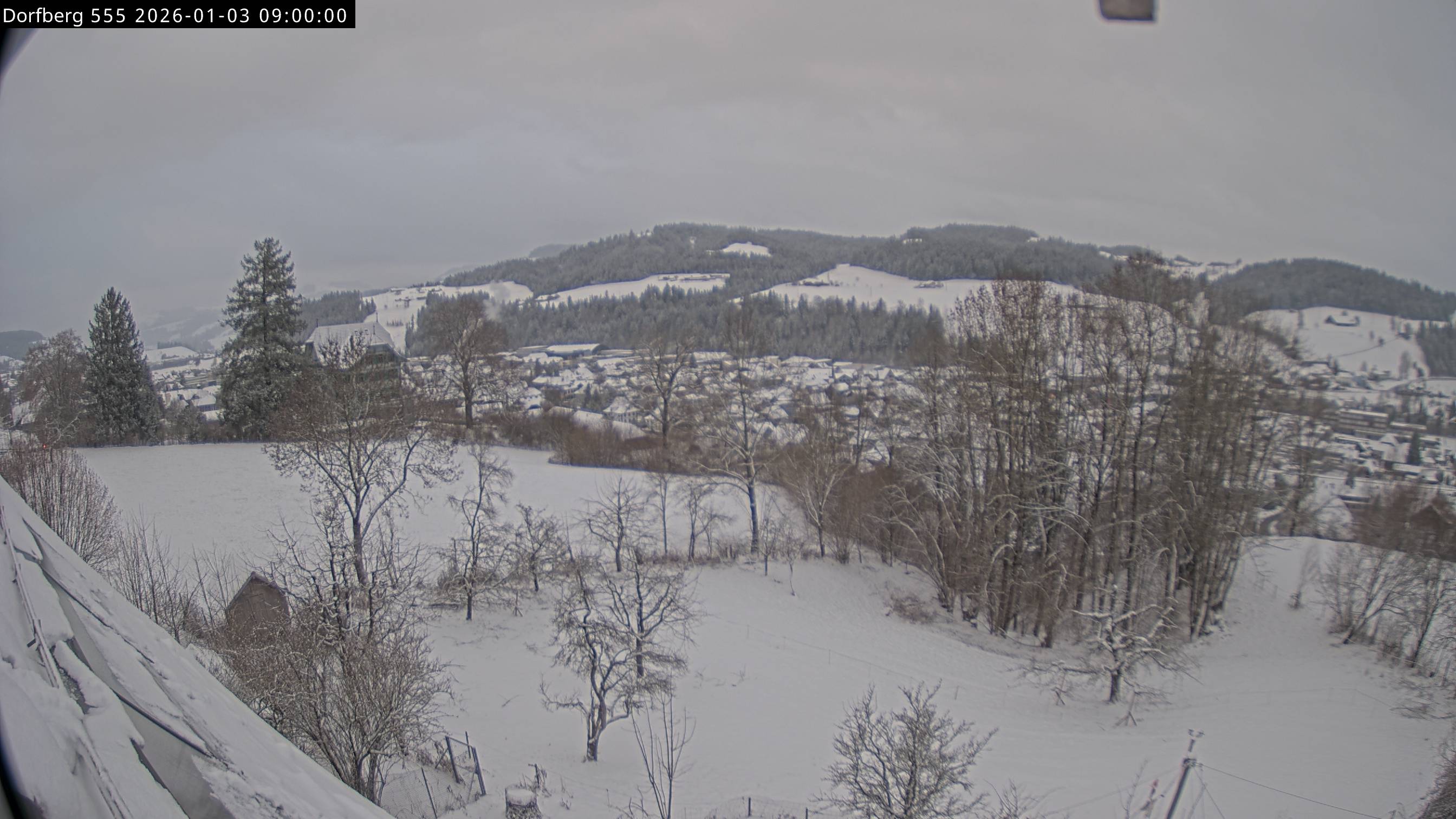 Webcam-Bild: Aussicht vom Dorfberg in Langnau 20260103-090000
