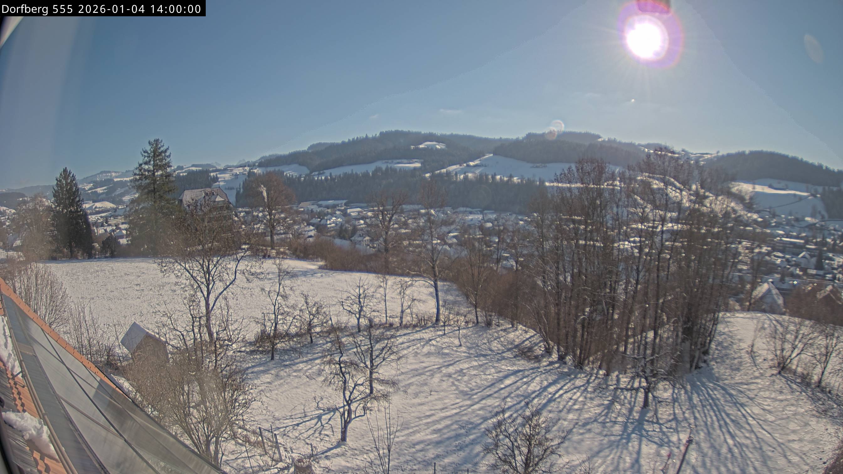 Webcam-Bild: Aussicht vom Dorfberg in Langnau 20260104-140000