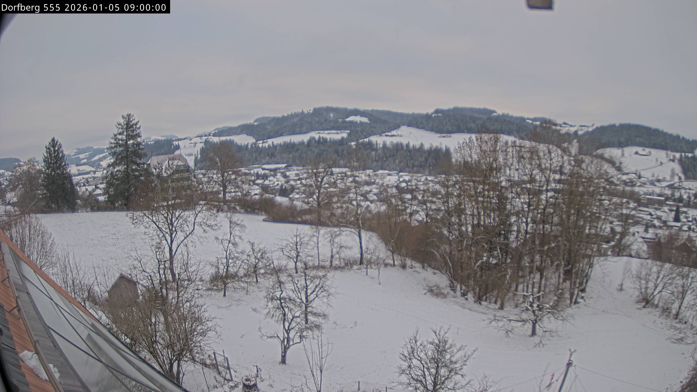 Webcam-Bild: Aussicht vom Dorfberg in Langnau 20260105-090000